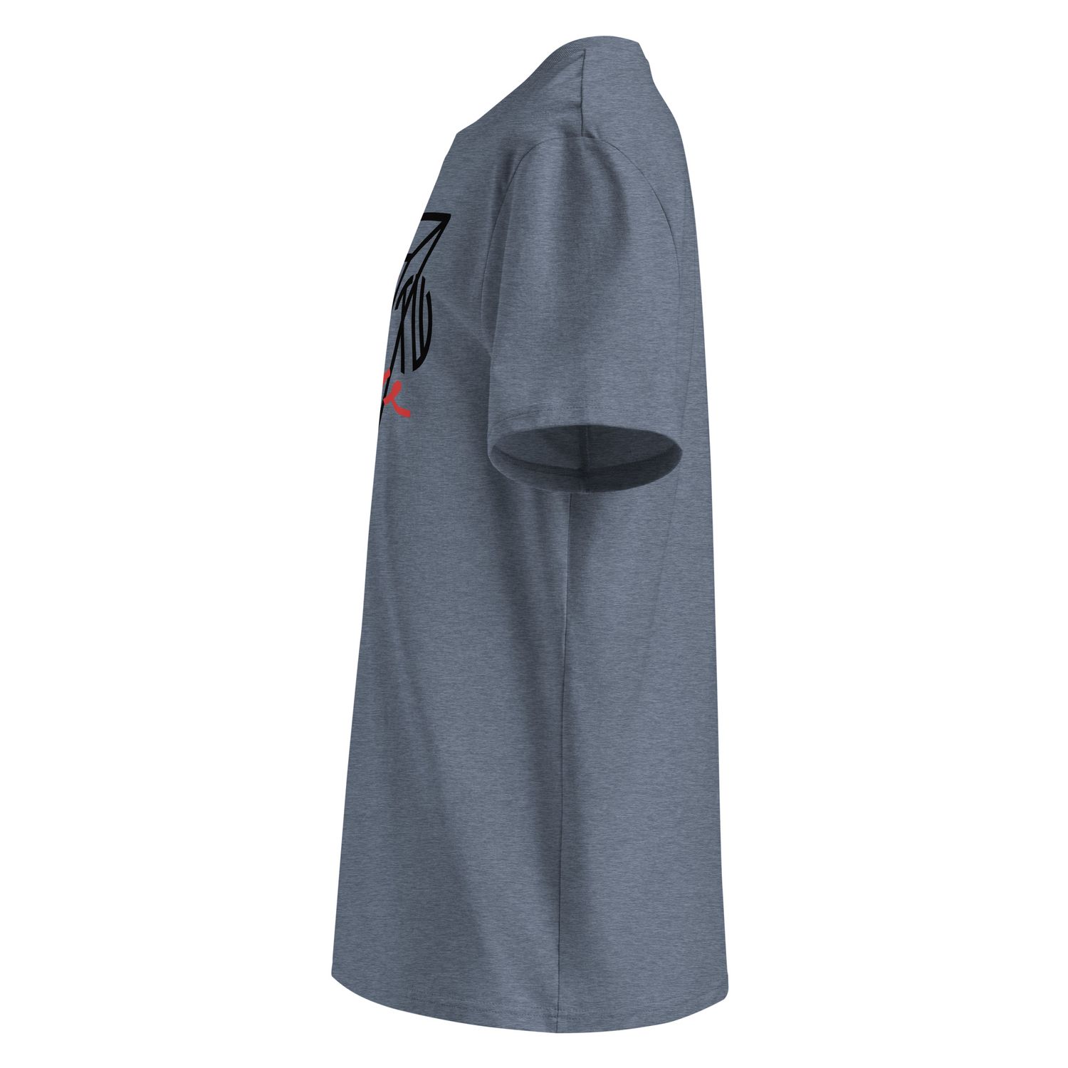 The Wuff® Zero V4 | Unisex Bio-T-Shirt mit Rippkragen