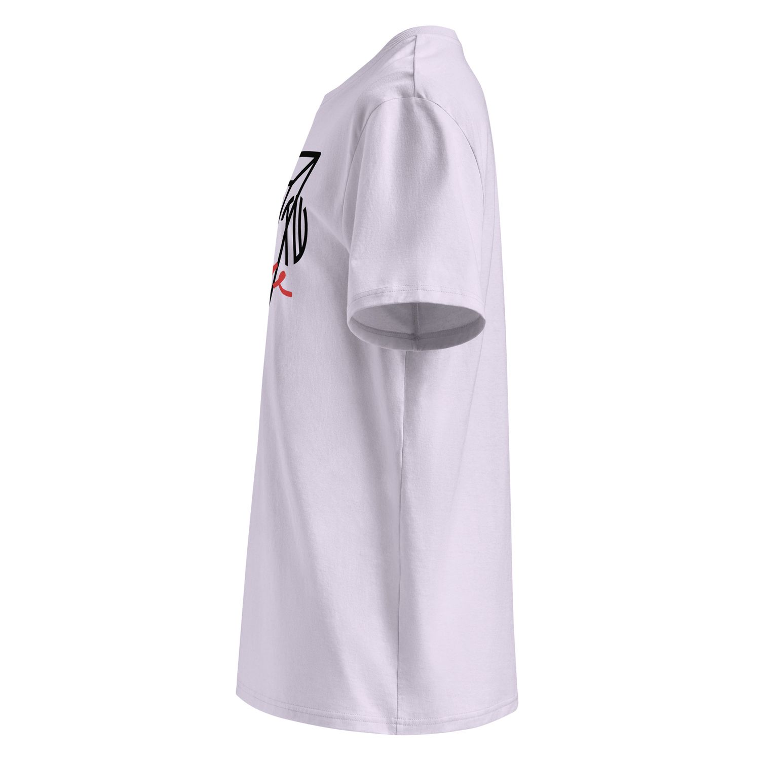 The Wuff® Zero V4 | Unisex Bio-T-Shirt mit Rippkragen