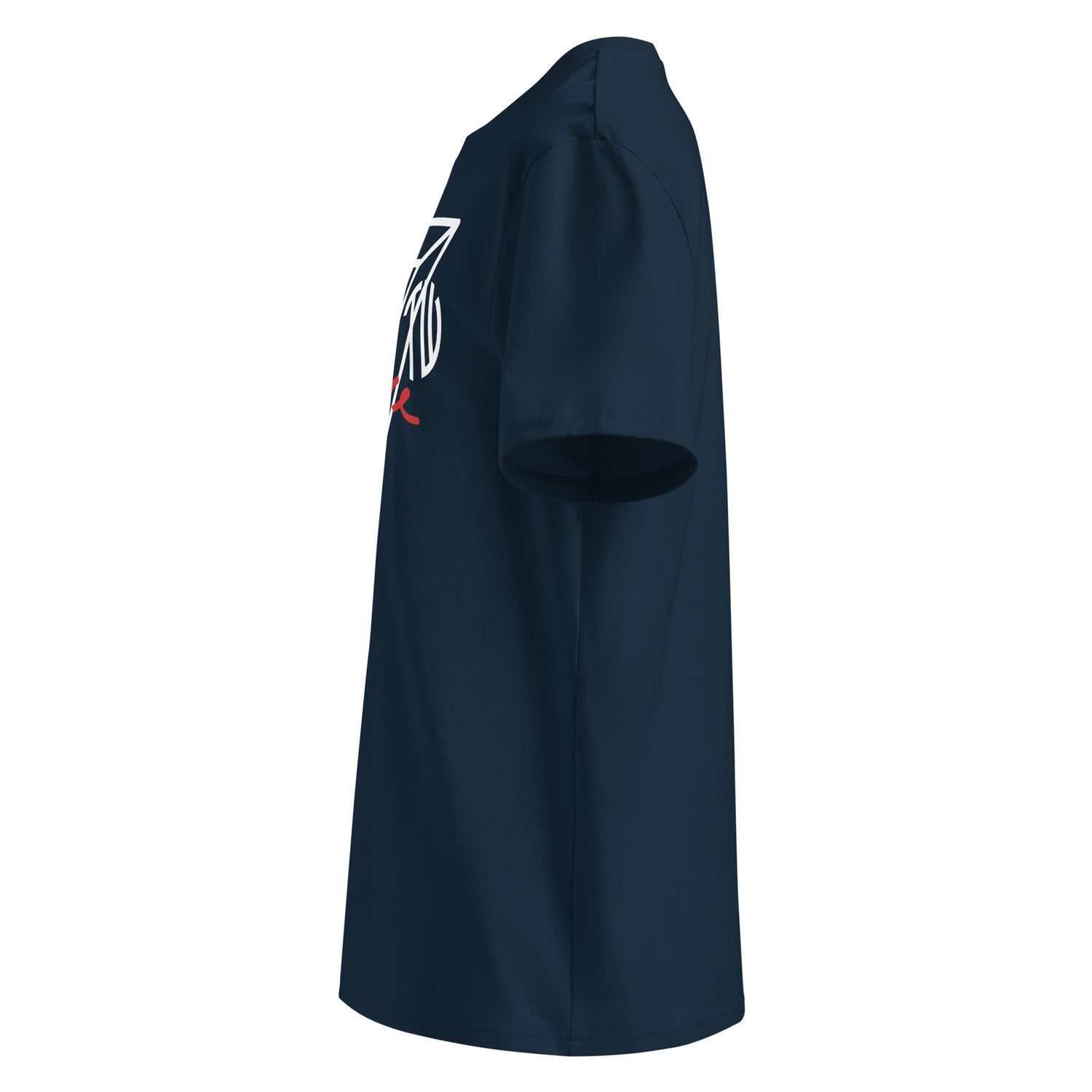 The Wuff® Zero V5 | Unisex Bio-T-Shirt mit Rippkragen