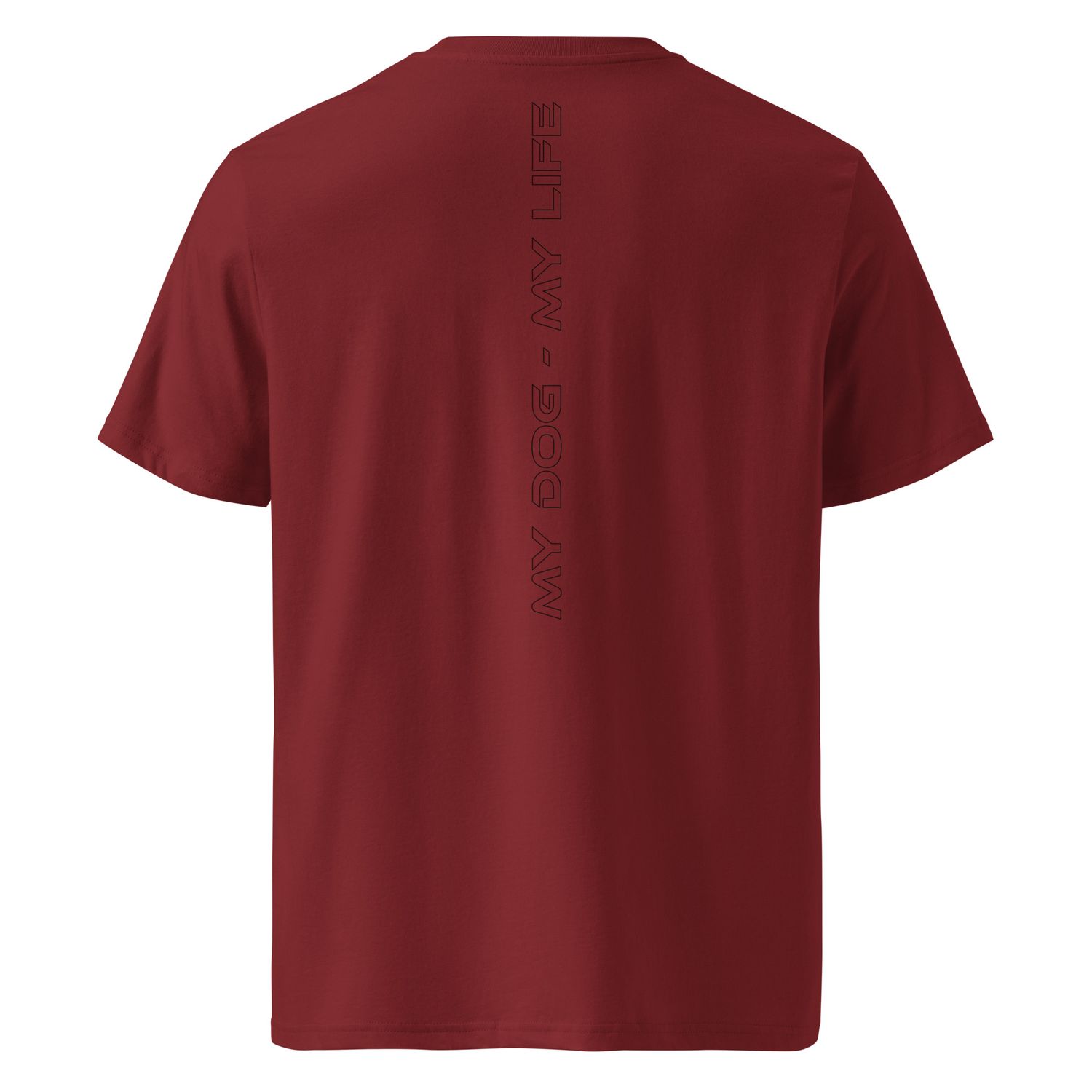 The Wuff® D.O.G. LINE | Unisex Bio-T-Shirt mit Rippkragen