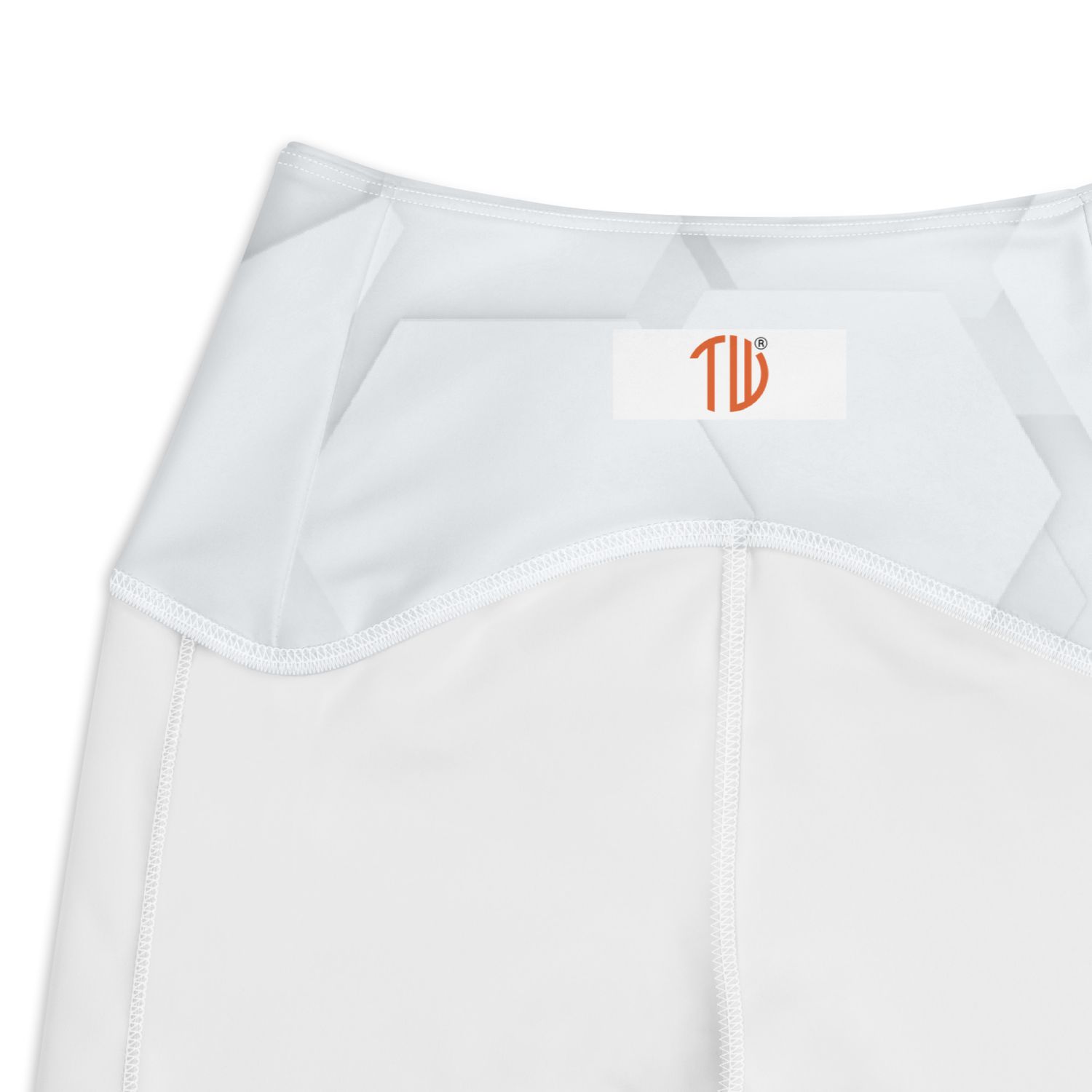 V-Bund-Leggings mit Taschen