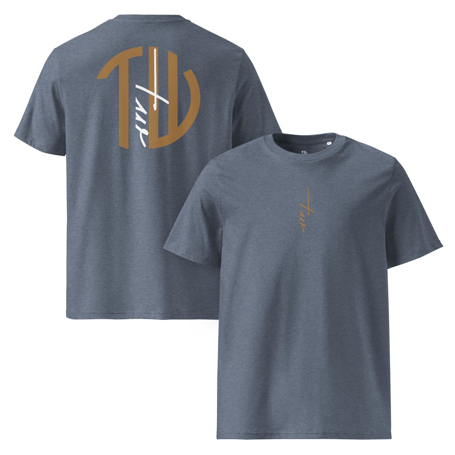 The Wuff® Power XOne | Unisex Bio-T-Shirt mit Rippkragen