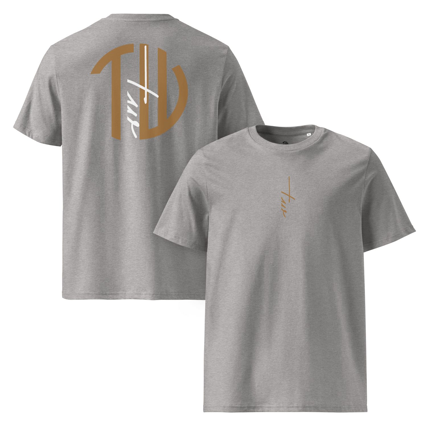 The Wuff® Power XOne | Unisex Bio-T-Shirt mit Rippkragen