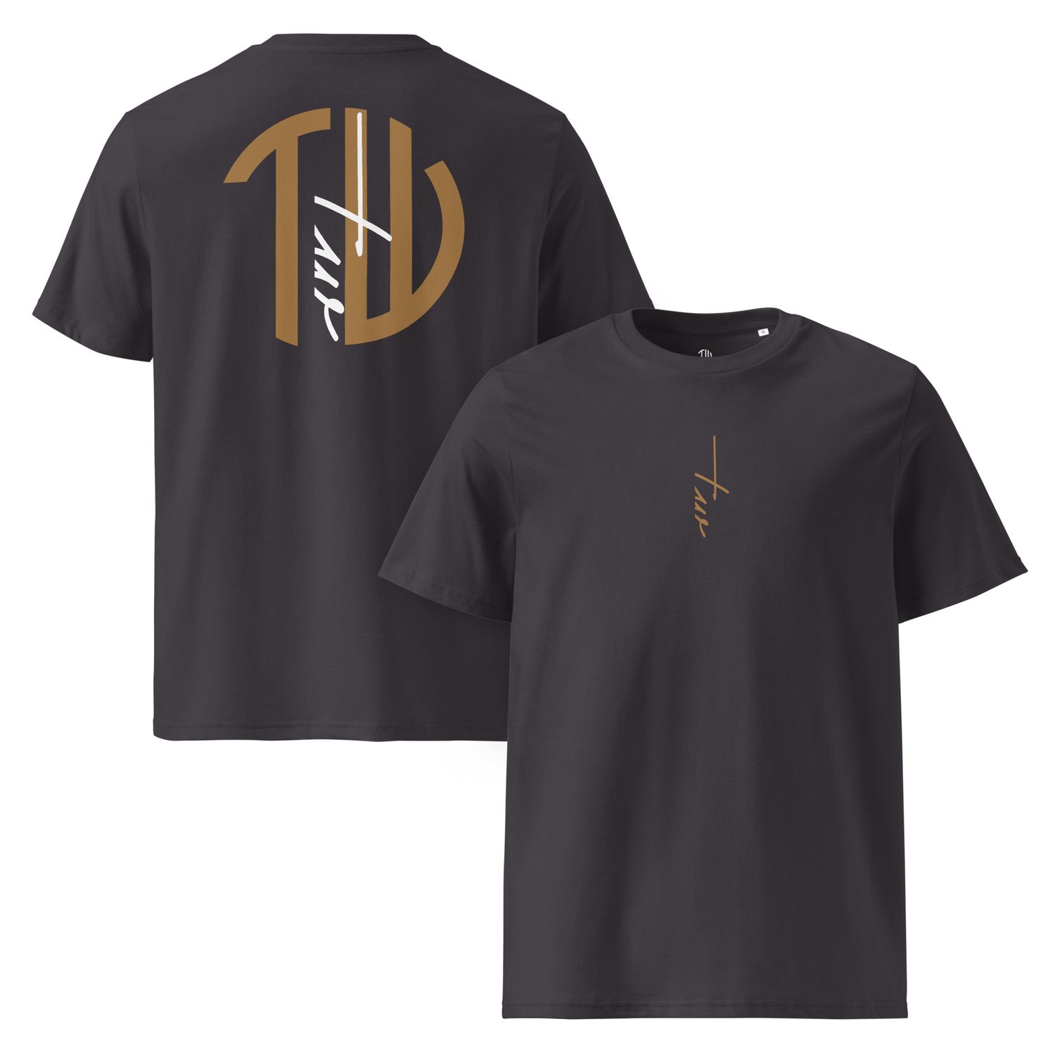 The Wuff® Power XOne | Unisex Bio-T-Shirt mit Rippkragen