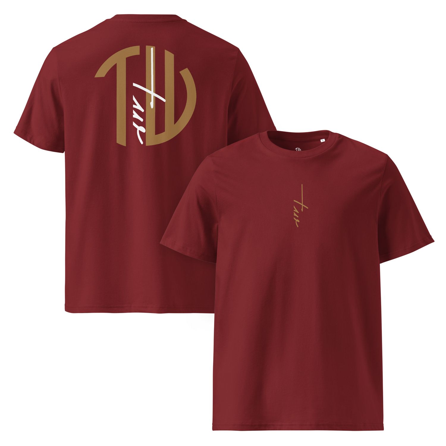 The Wuff® Power XOne | Unisex Bio-T-Shirt mit Rippkragen