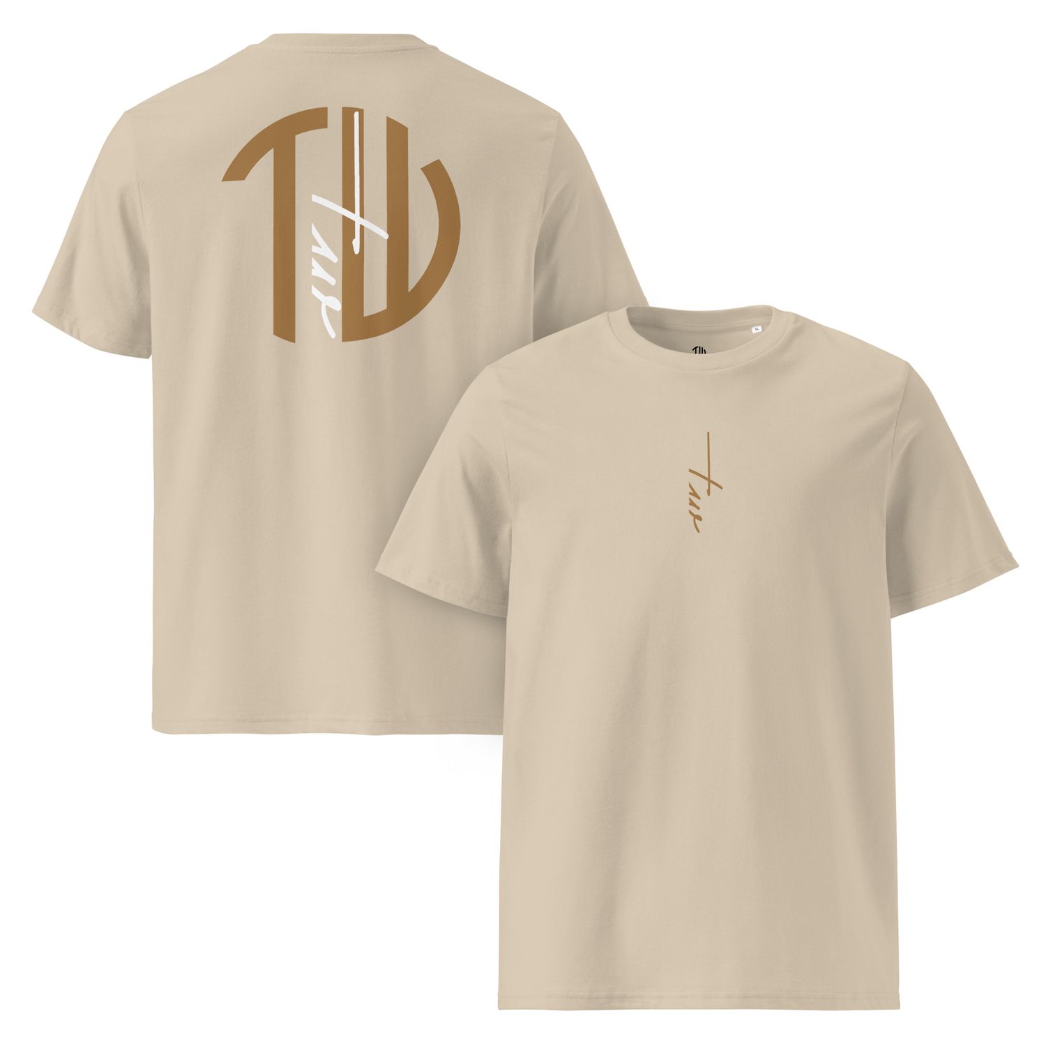 The Wuff® Power XOne | Unisex Bio-T-Shirt mit Rippkragen