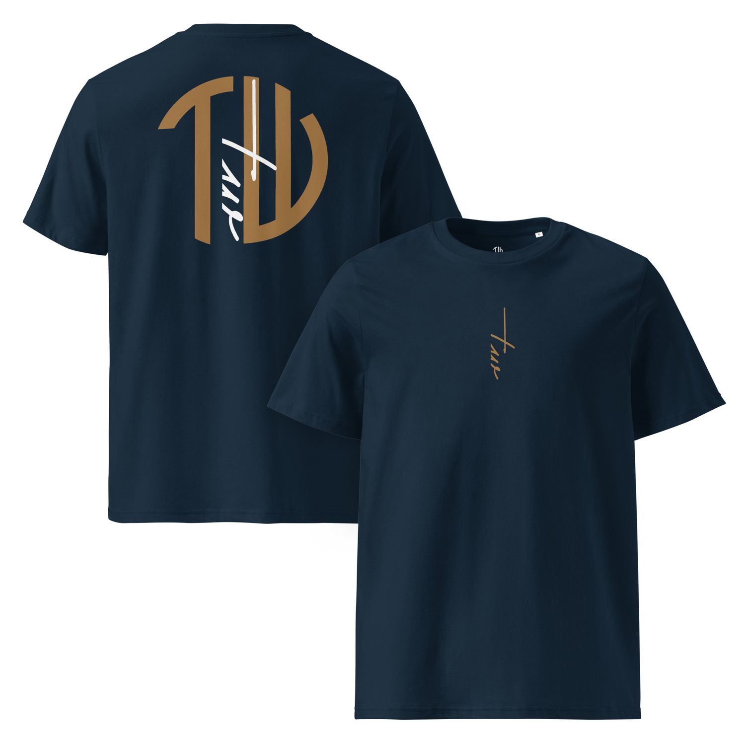 The Wuff® Power XOne | Unisex Bio-T-Shirt mit Rippkragen