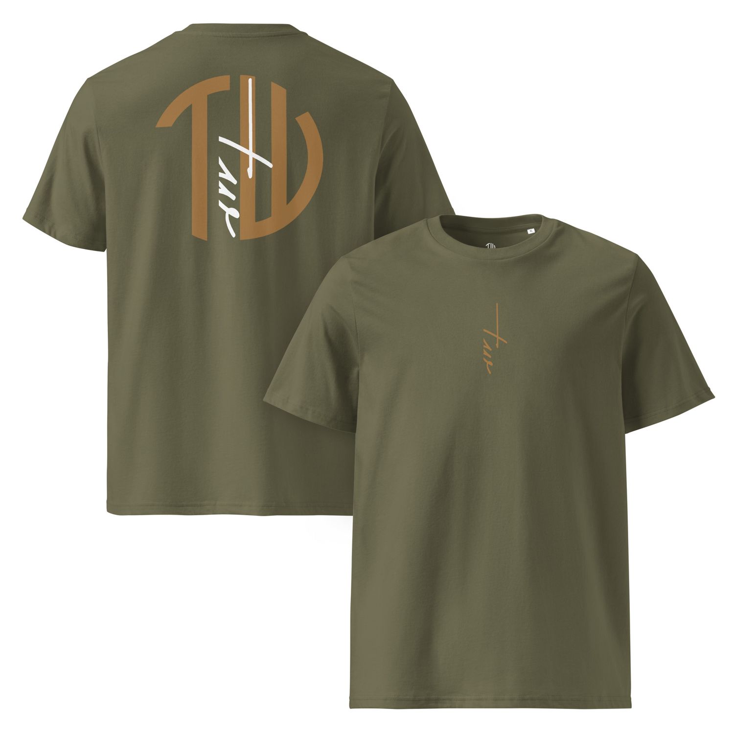 The Wuff® Power XOne | Unisex Bio-T-Shirt mit Rippkragen