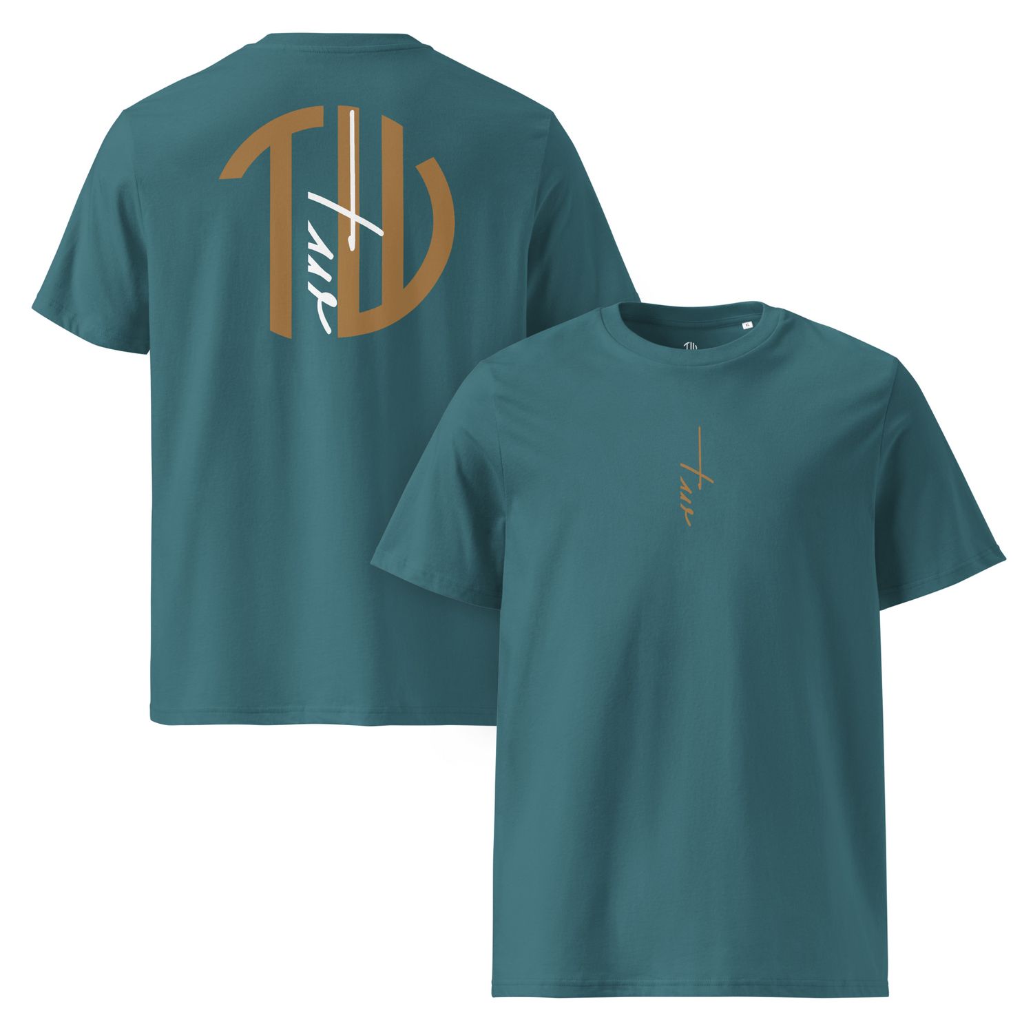 The Wuff® Power XOne | Unisex Bio-T-Shirt mit Rippkragen