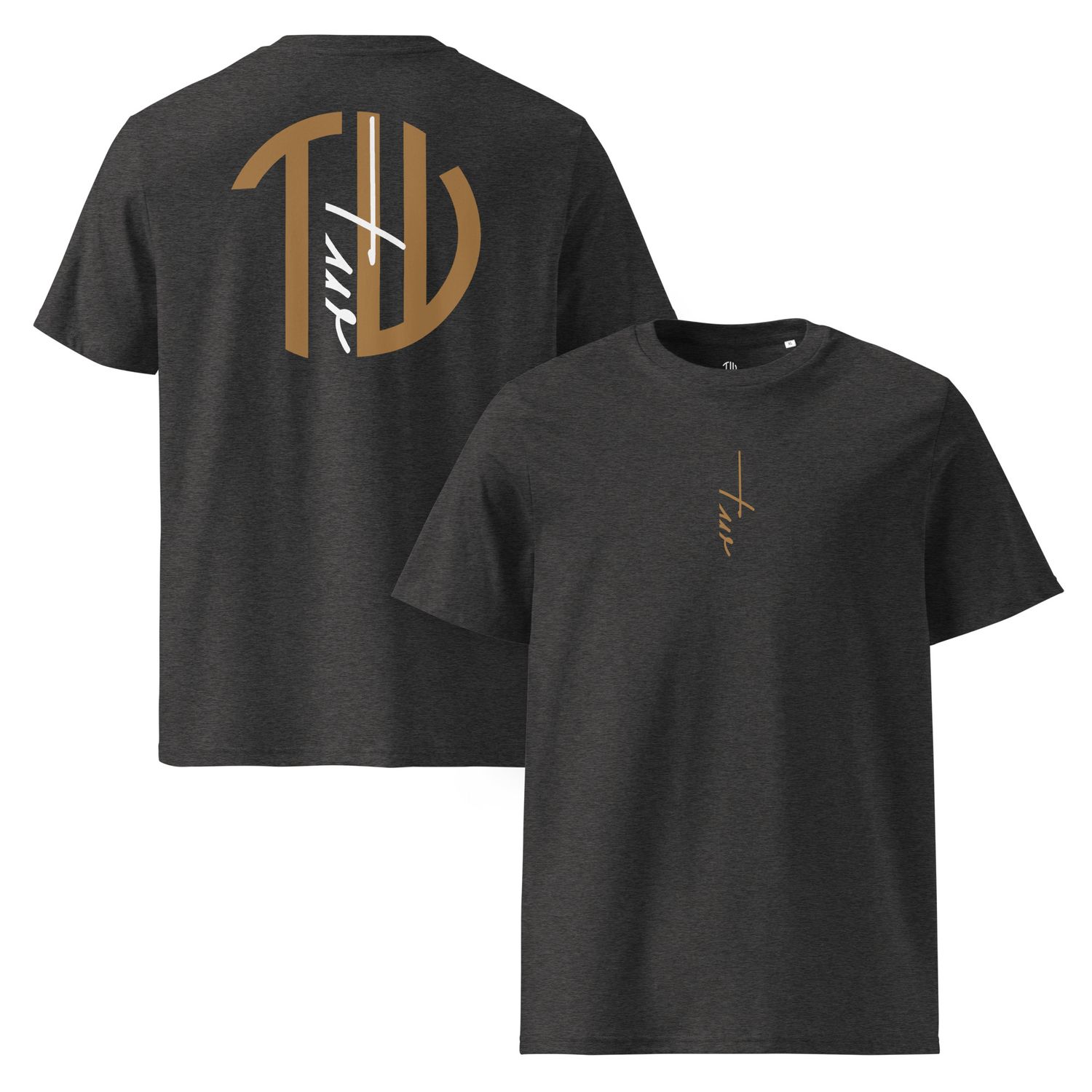 The Wuff® Power XOne | Unisex Bio-T-Shirt mit Rippkragen