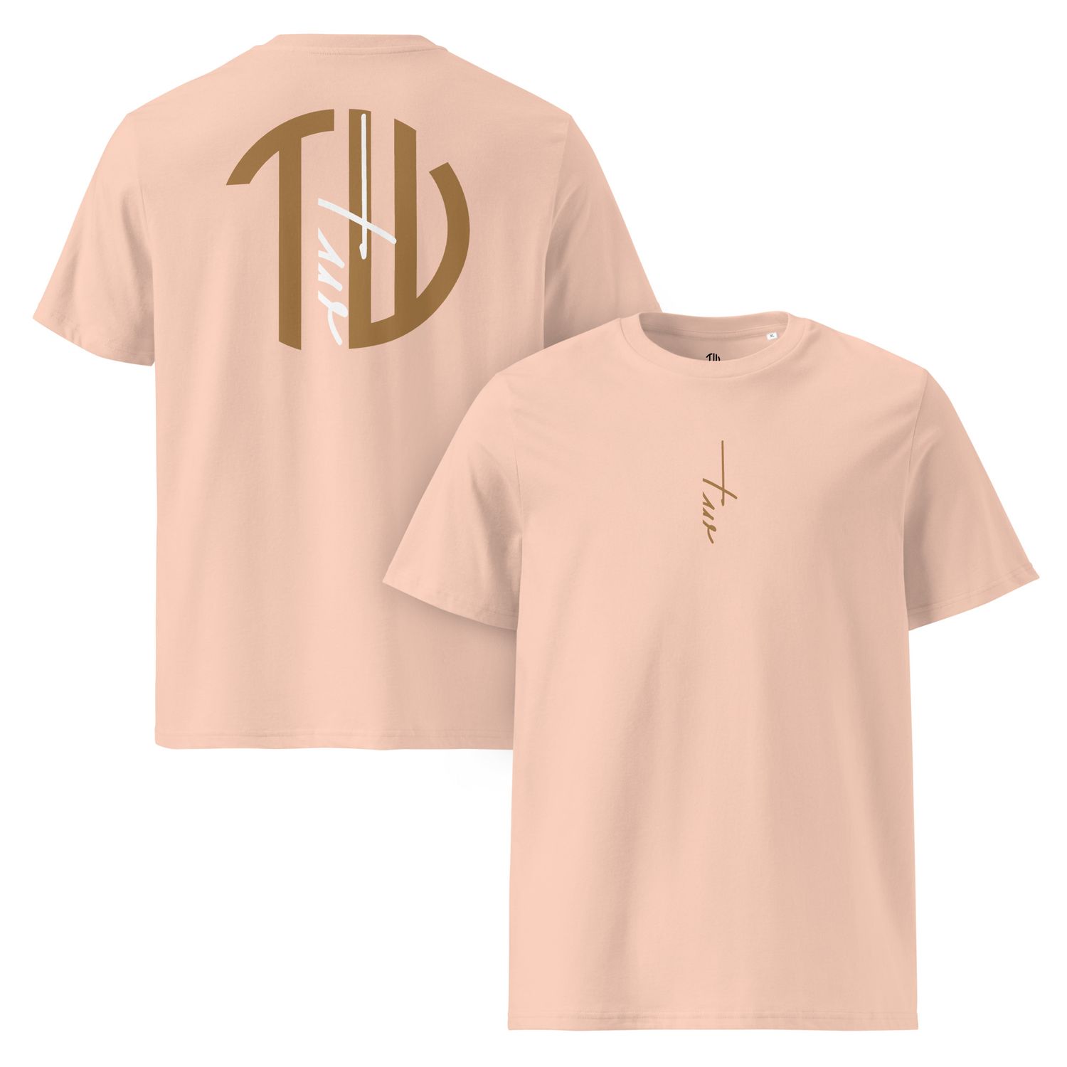 The Wuff® Power XOne | Unisex Bio-T-Shirt mit Rippkragen
