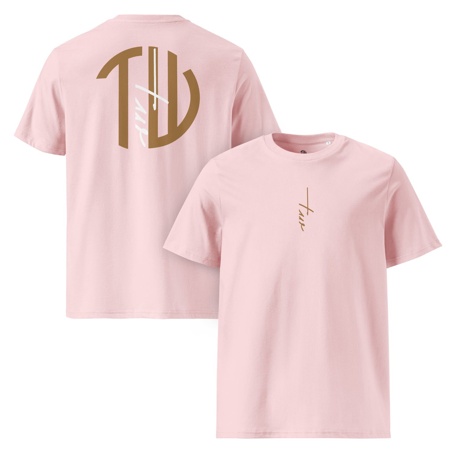 The Wuff® Power XOne | Unisex Bio-T-Shirt mit Rippkragen