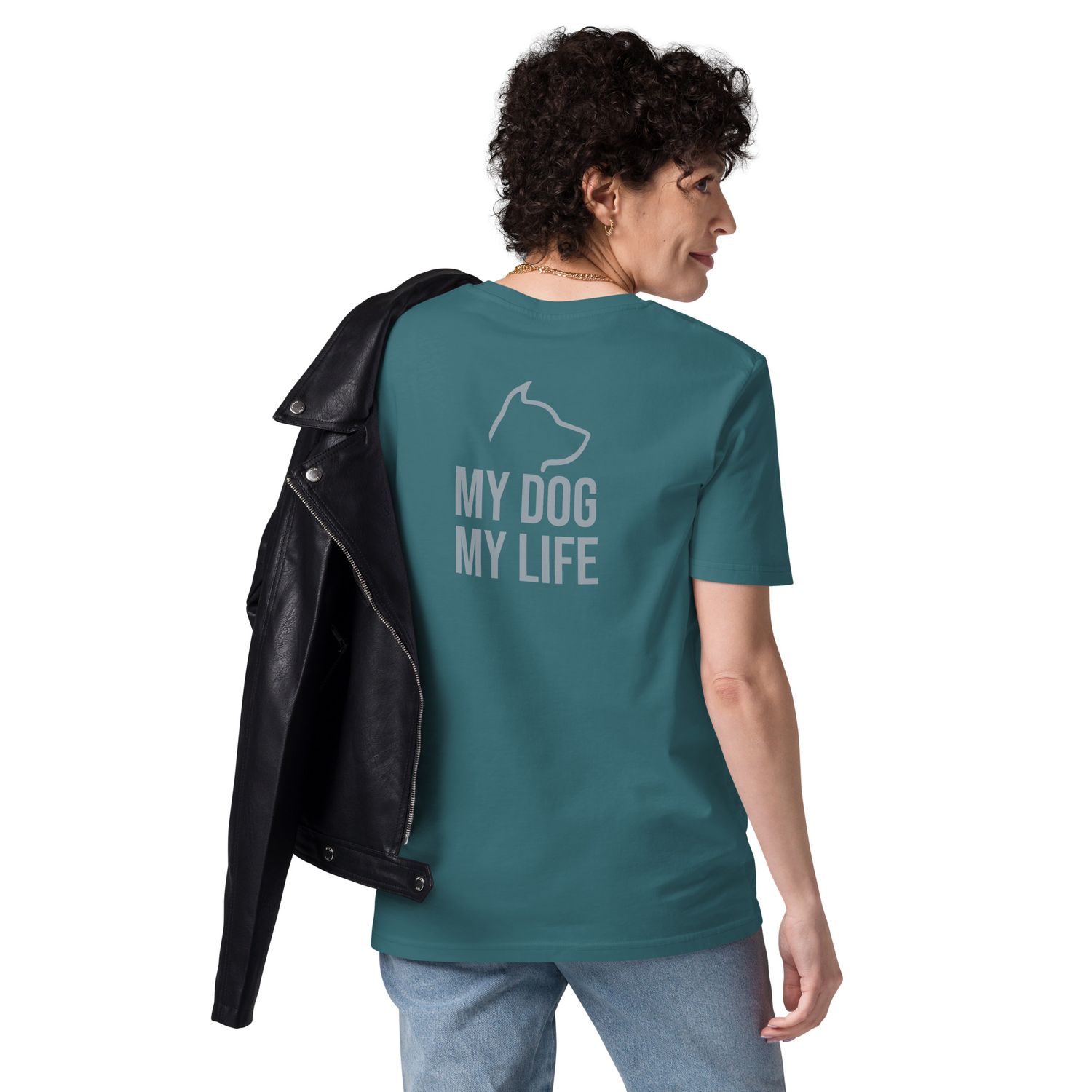 The Wuff® My Dog | Bio-T-Shirt mit Rippkragen