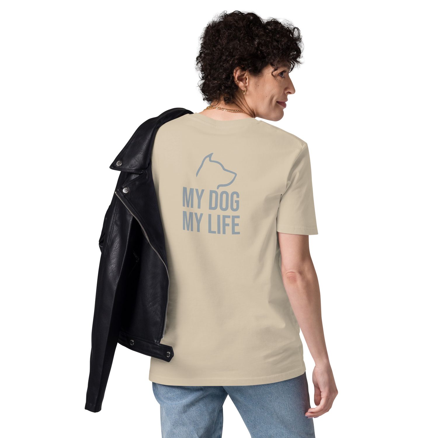 The Wuff® My Dog | Bio-T-Shirt mit Rippkragen