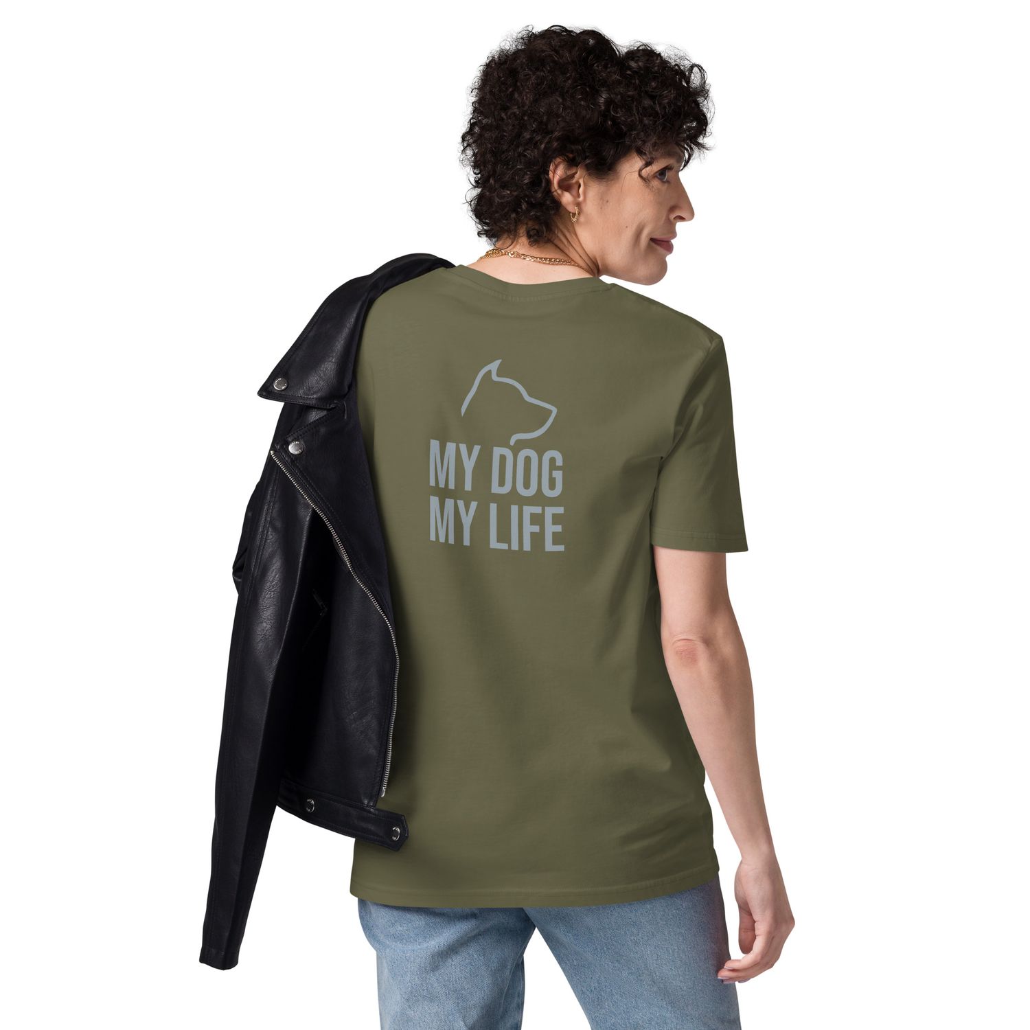 The Wuff® My Dog | Bio-T-Shirt mit Rippkragen