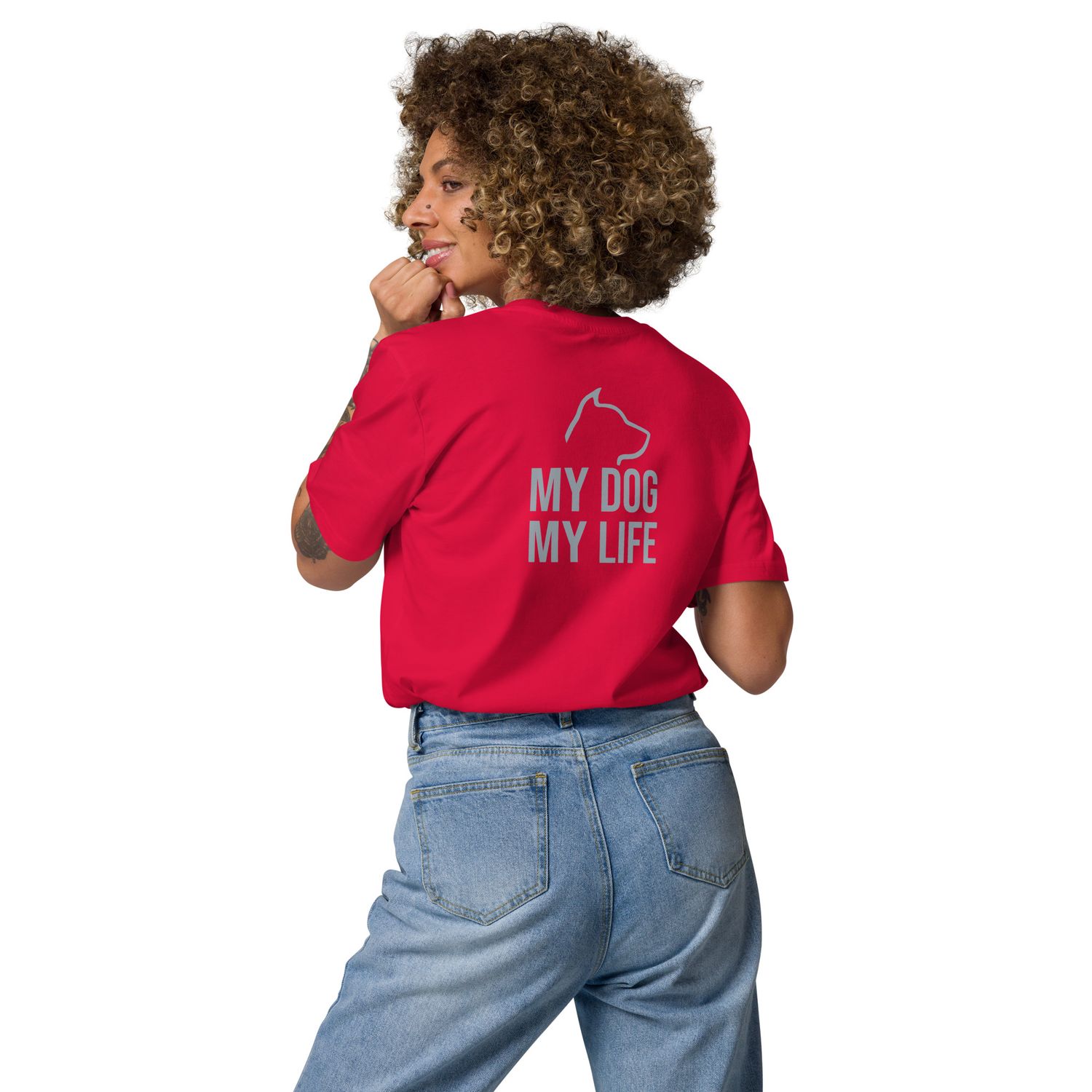 The Wuff® My Dog | Bio-T-Shirt mit Rippkragen