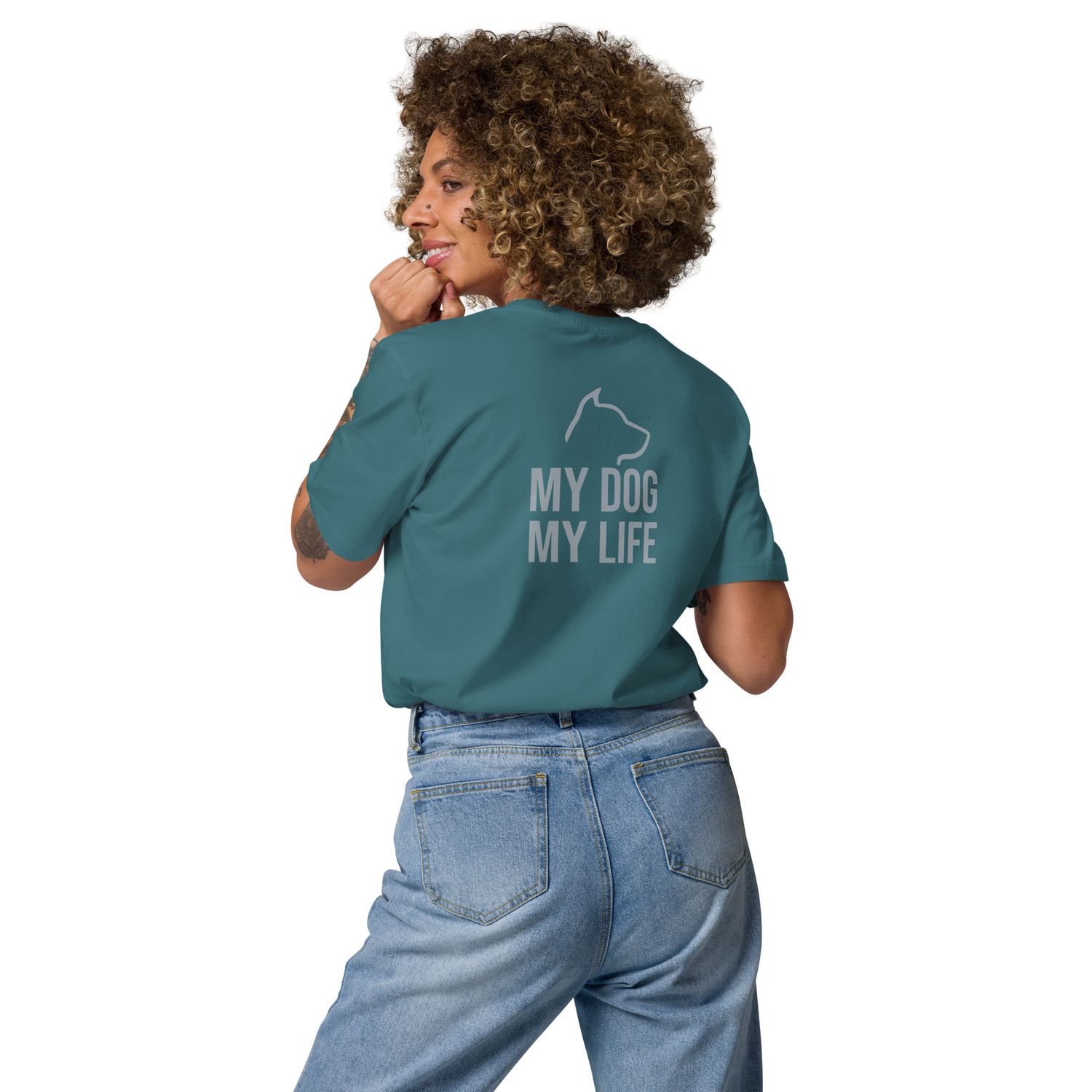 The Wuff® My Dog | Bio-T-Shirt mit Rippkragen