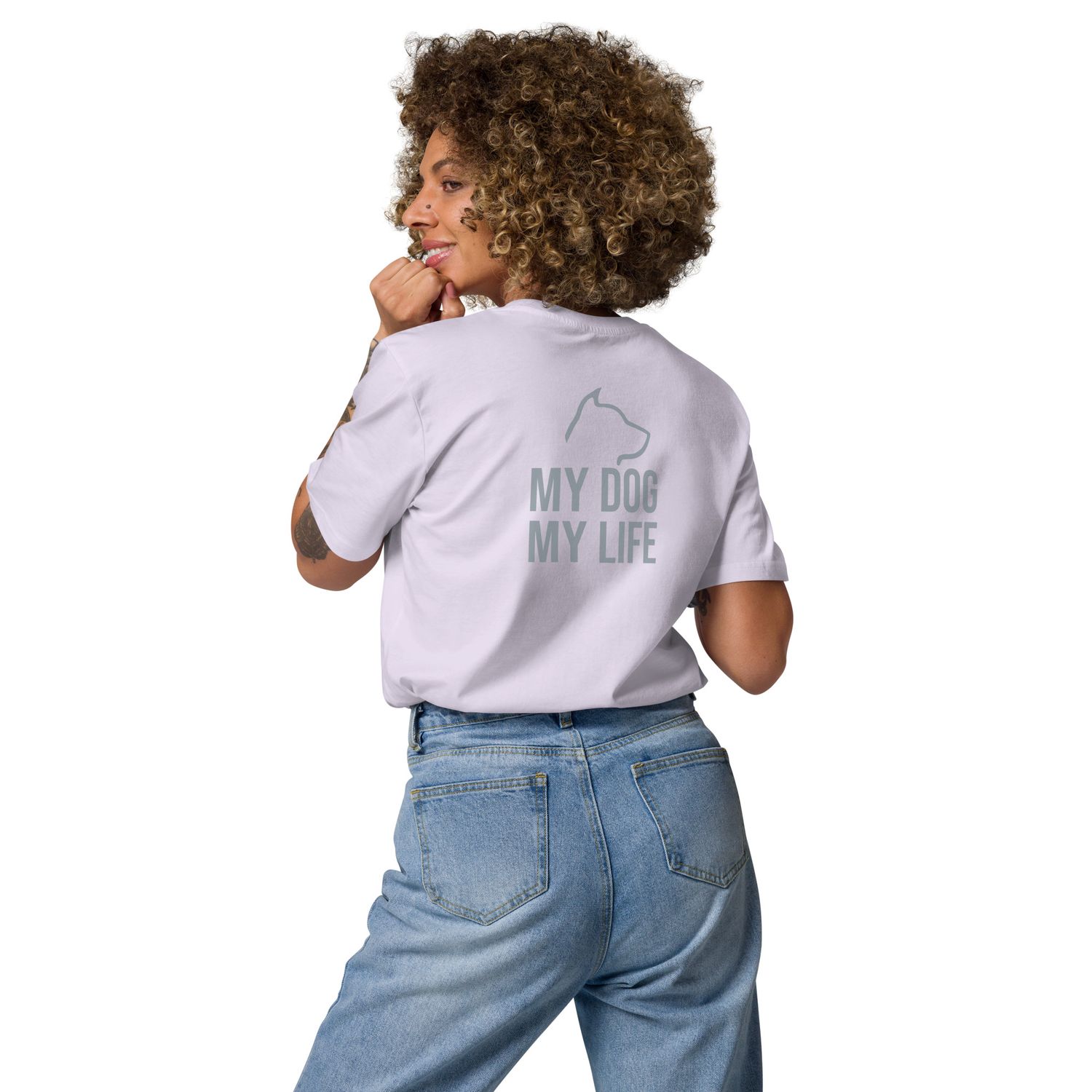The Wuff® My Dog | Bio-T-Shirt mit Rippkragen