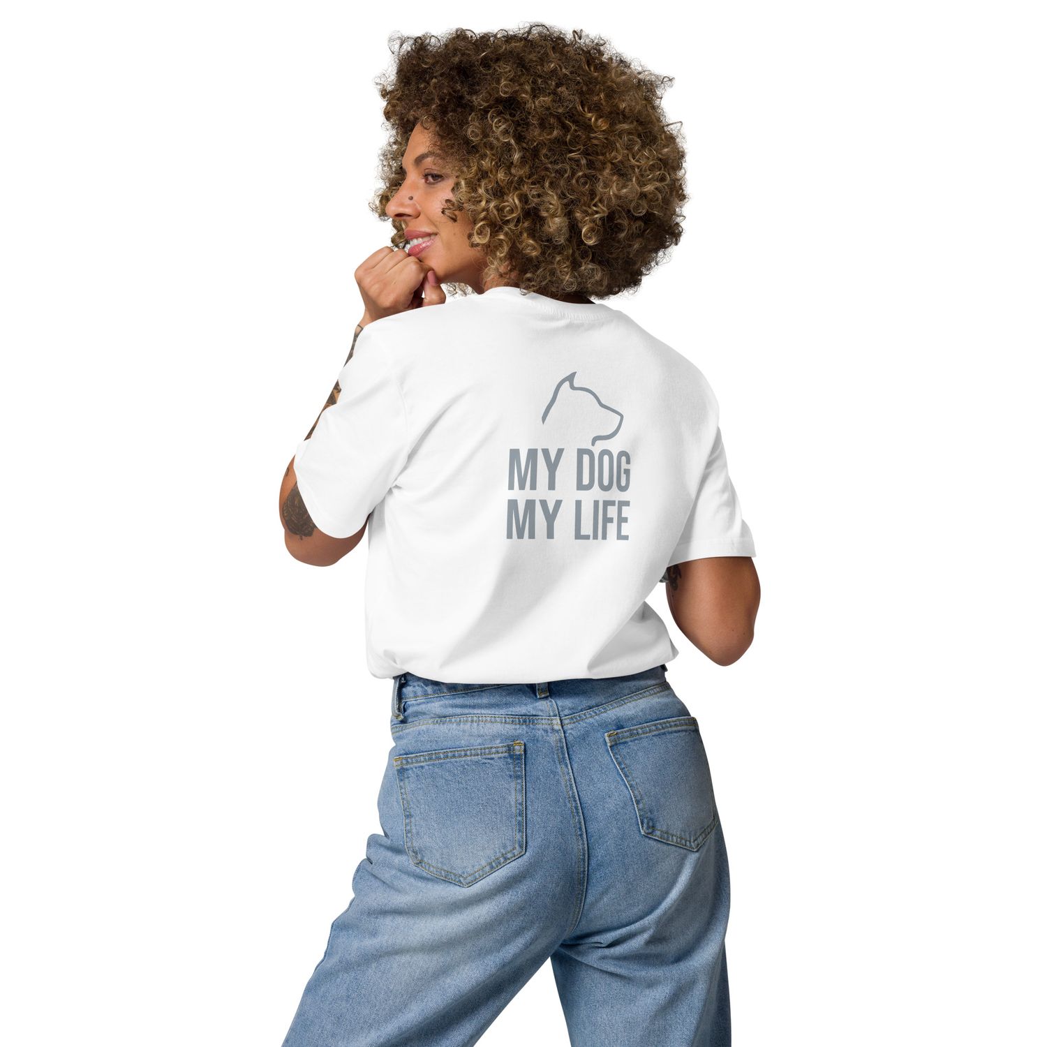 The Wuff® My Dog | Bio-T-Shirt mit Rippkragen