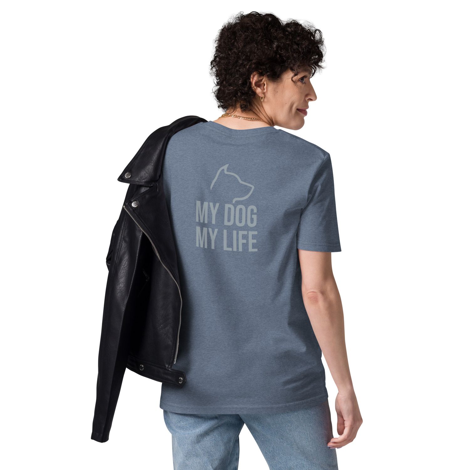 The Wuff® My Dog | Bio-T-Shirt mit Rippkragen