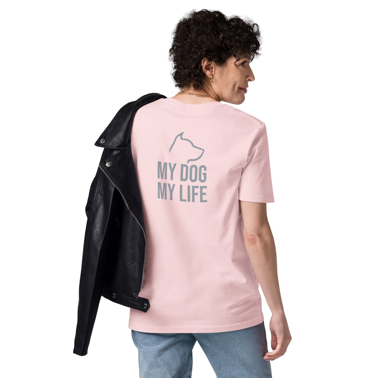 The Wuff® My Dog | Bio-T-Shirt mit Rippkragen