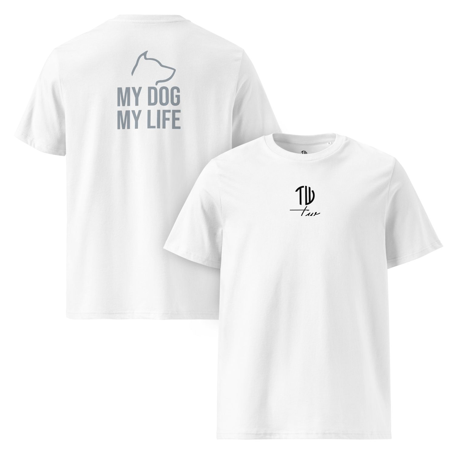 The Wuff® My Dog | Bio-T-Shirt mit Rippkragen
