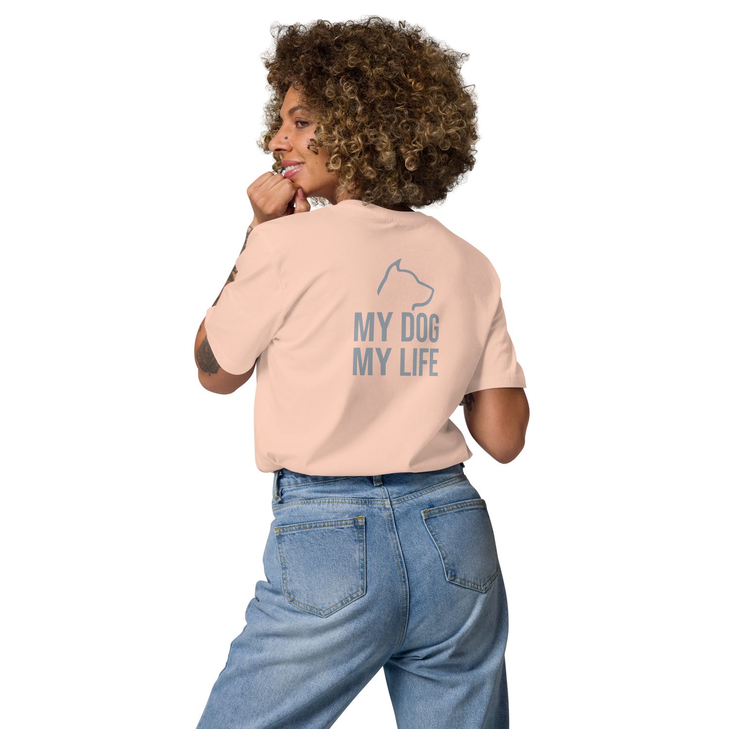 The Wuff® My Dog | Bio-T-Shirt mit Rippkragen
