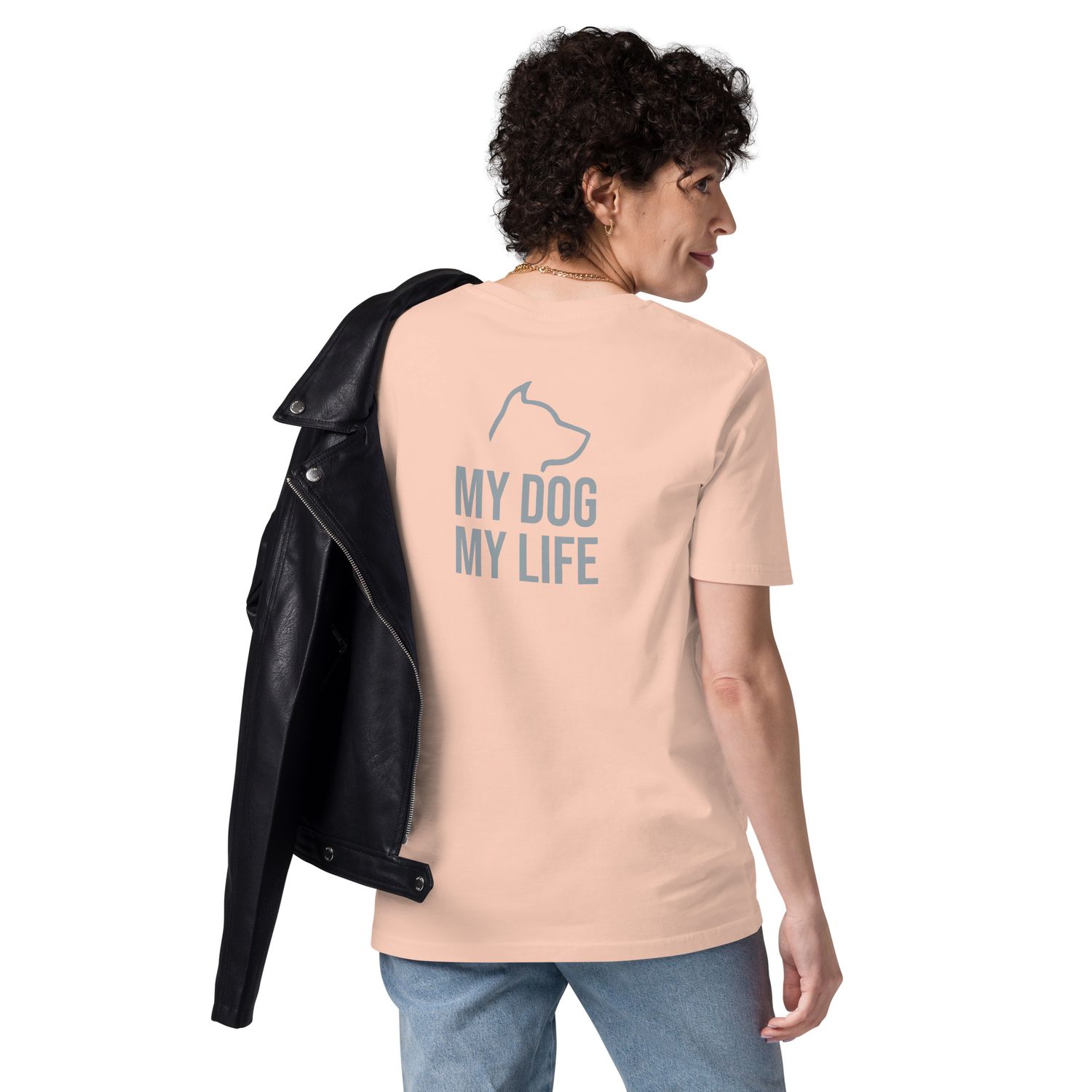 The Wuff® My Dog | Bio-T-Shirt mit Rippkragen