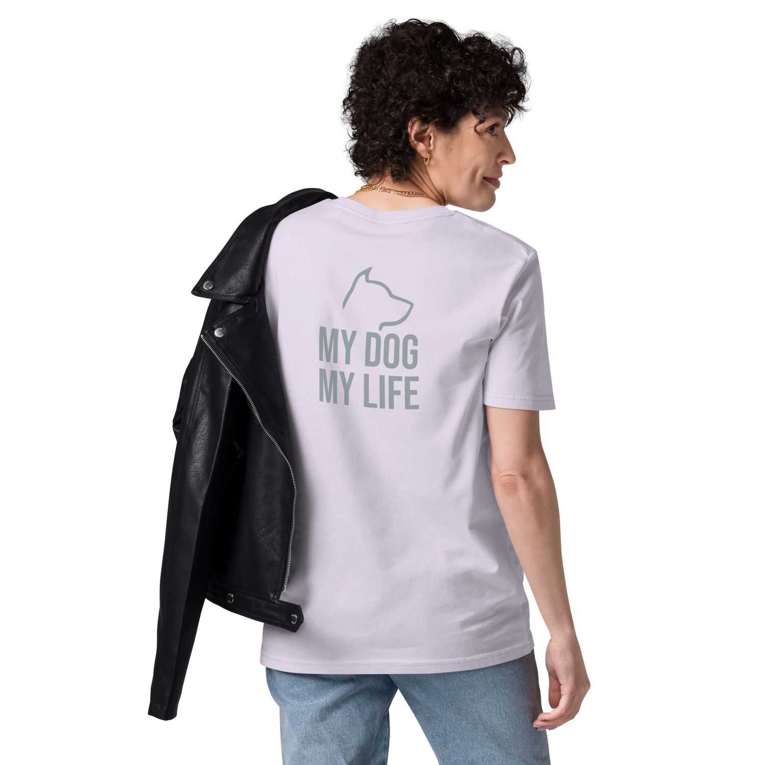 The Wuff® My Dog | Bio-T-Shirt mit Rippkragen