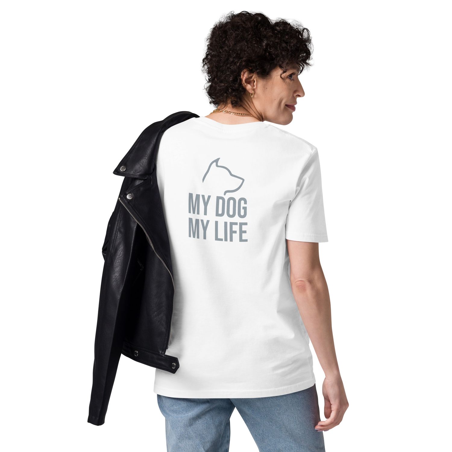 The Wuff® My Dog | Bio-T-Shirt mit Rippkragen