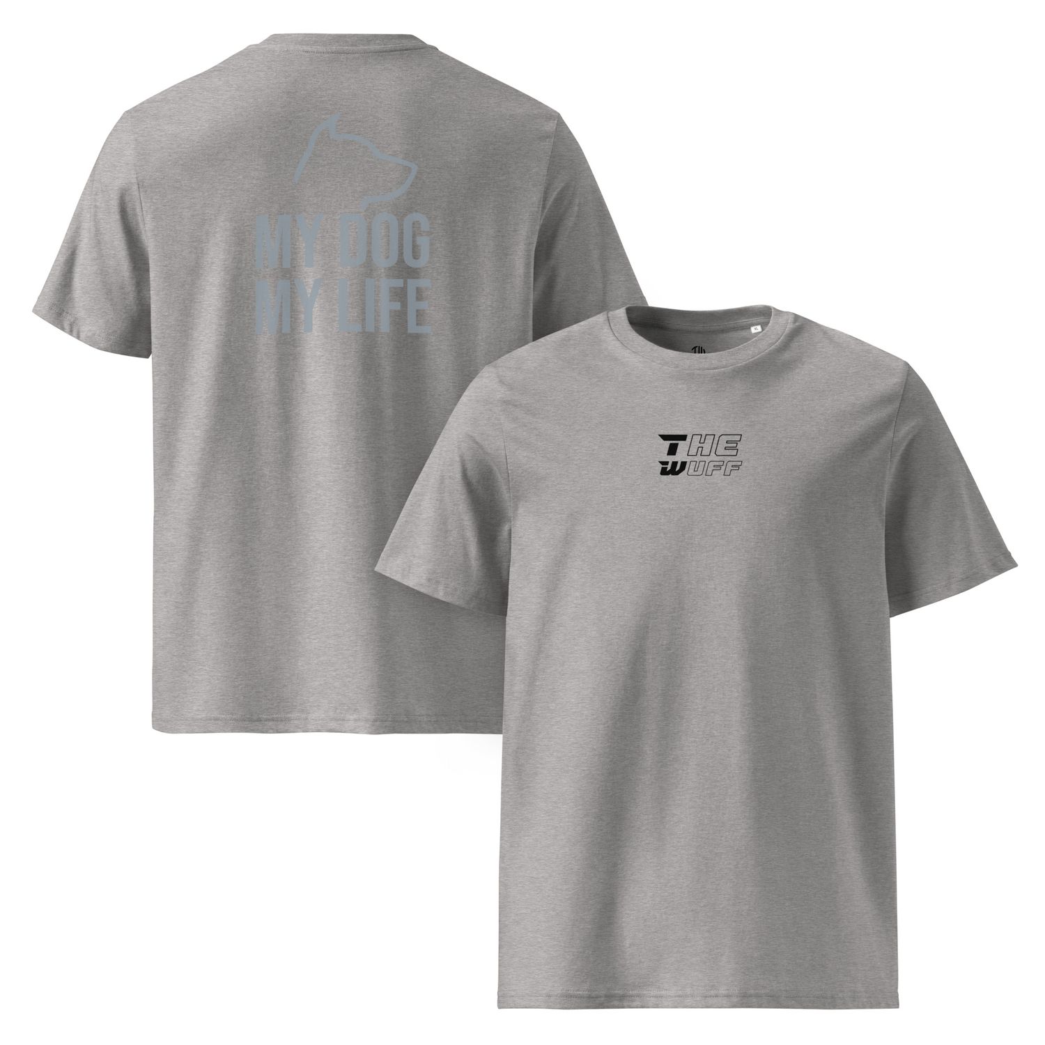 The Wuff® My Dog | Unisex Bio-T-Shirt mit Rippkragen