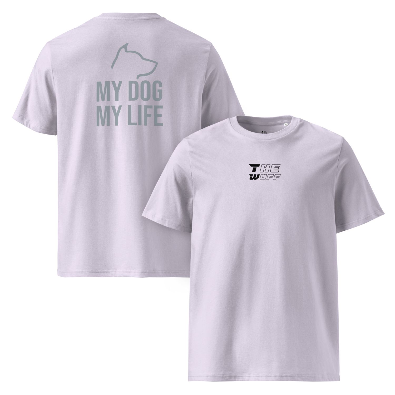 The Wuff® My Dog | Unisex Bio-T-Shirt mit Rippkragen