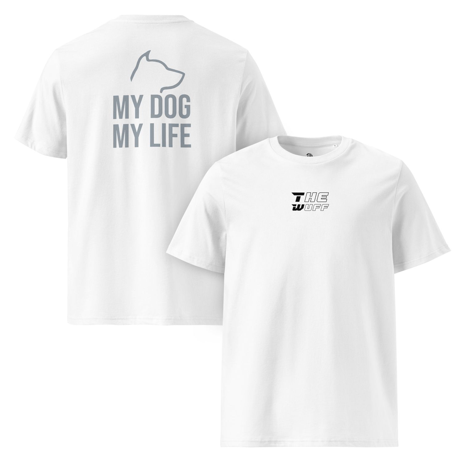 The Wuff® My Dog | Unisex Bio-T-Shirt mit Rippkragen