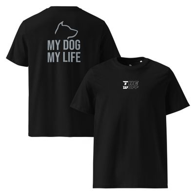 The Wuff® My Dog S1 | Unisex Bio-T-Shirt mit Rippkragen