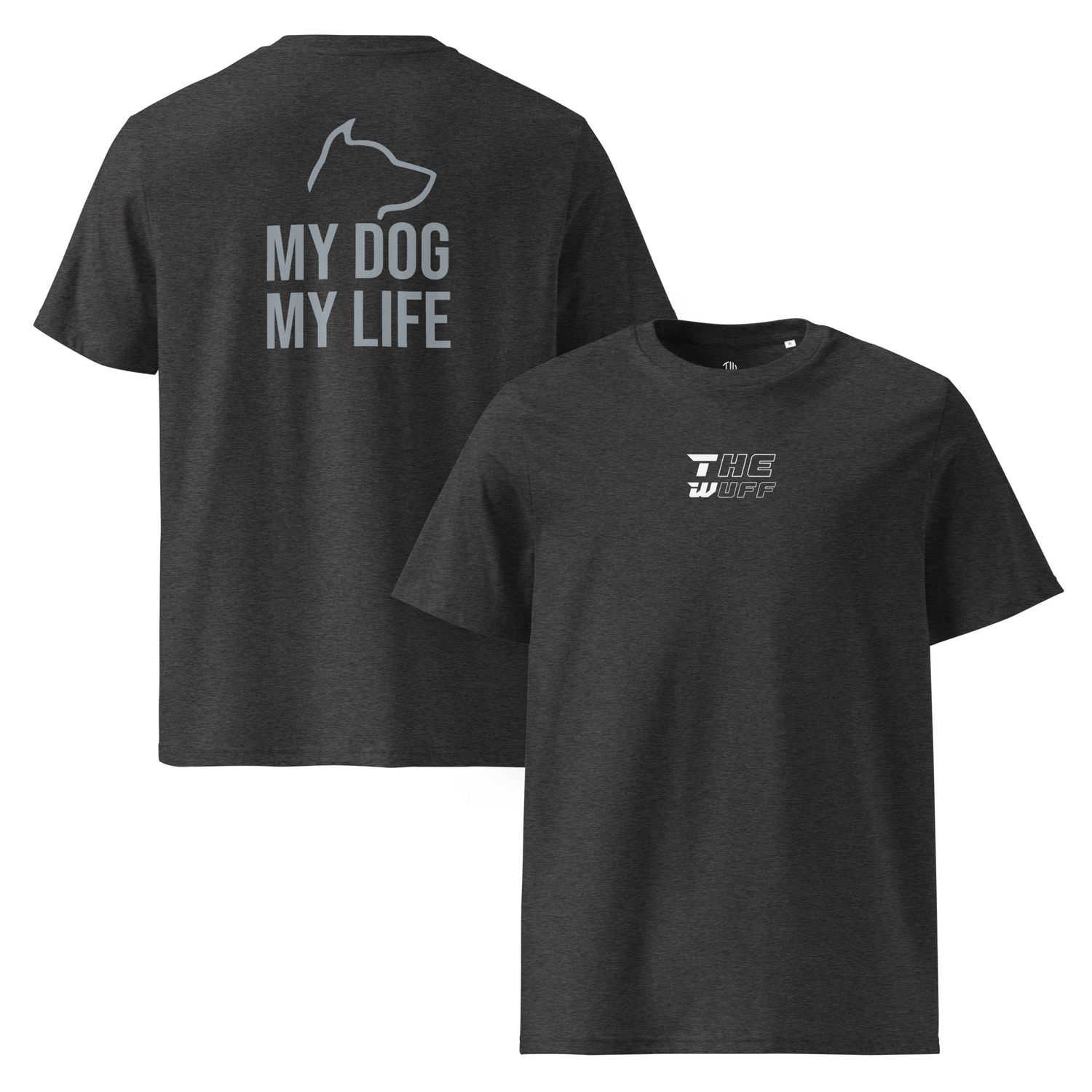 The Wuff® My Dog S1 | Unisex Bio-T-Shirt mit Rippkragen