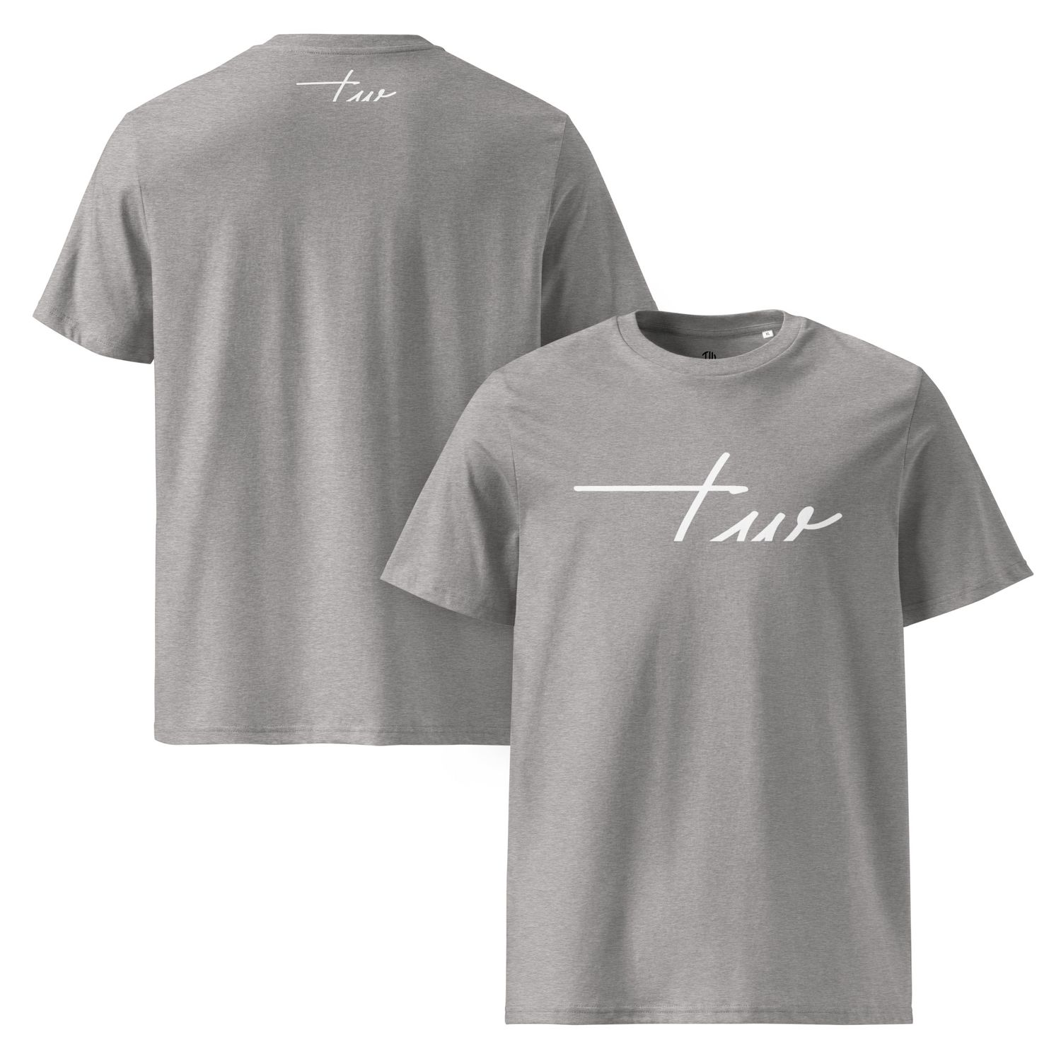 The Wuff® White Line | Unisex Bio-T-Shirt mit Rippkragen