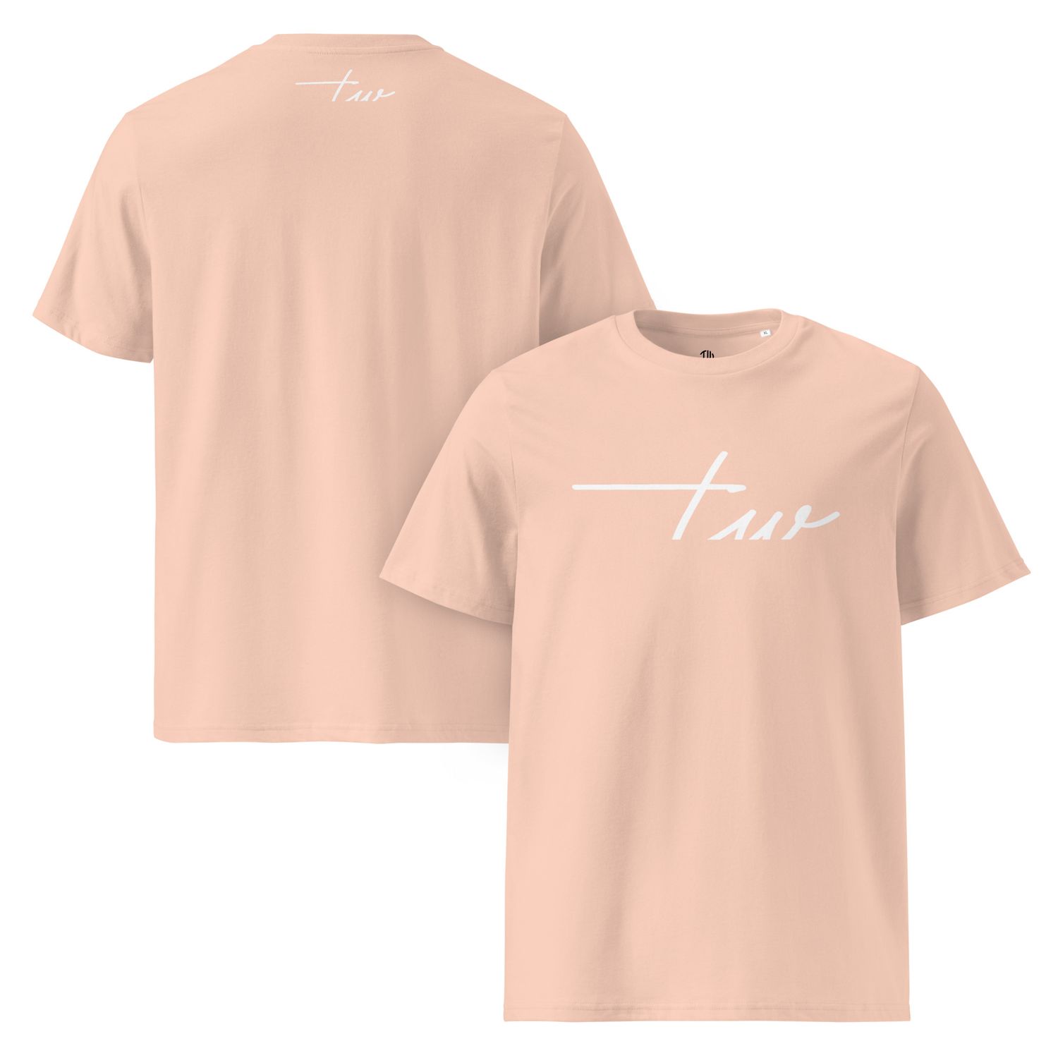The Wuff® White Line | Unisex Bio-T-Shirt mit Rippkragen