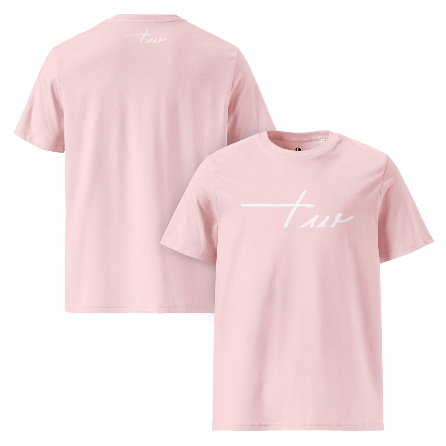 The Wuff® White Line | Unisex Bio-T-Shirt mit Rippkragen