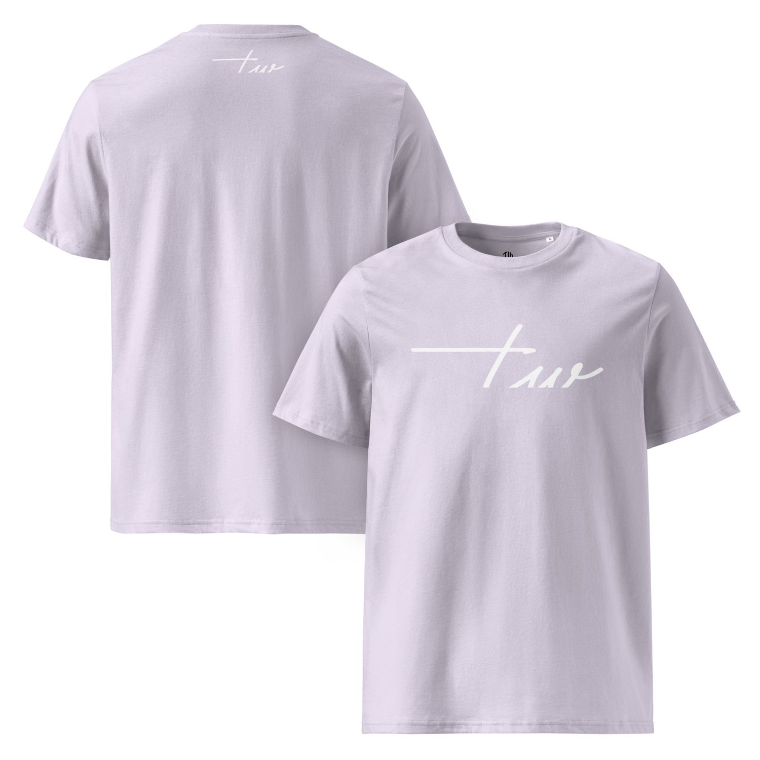 The Wuff® White Line | Unisex Bio-T-Shirt mit Rippkragen