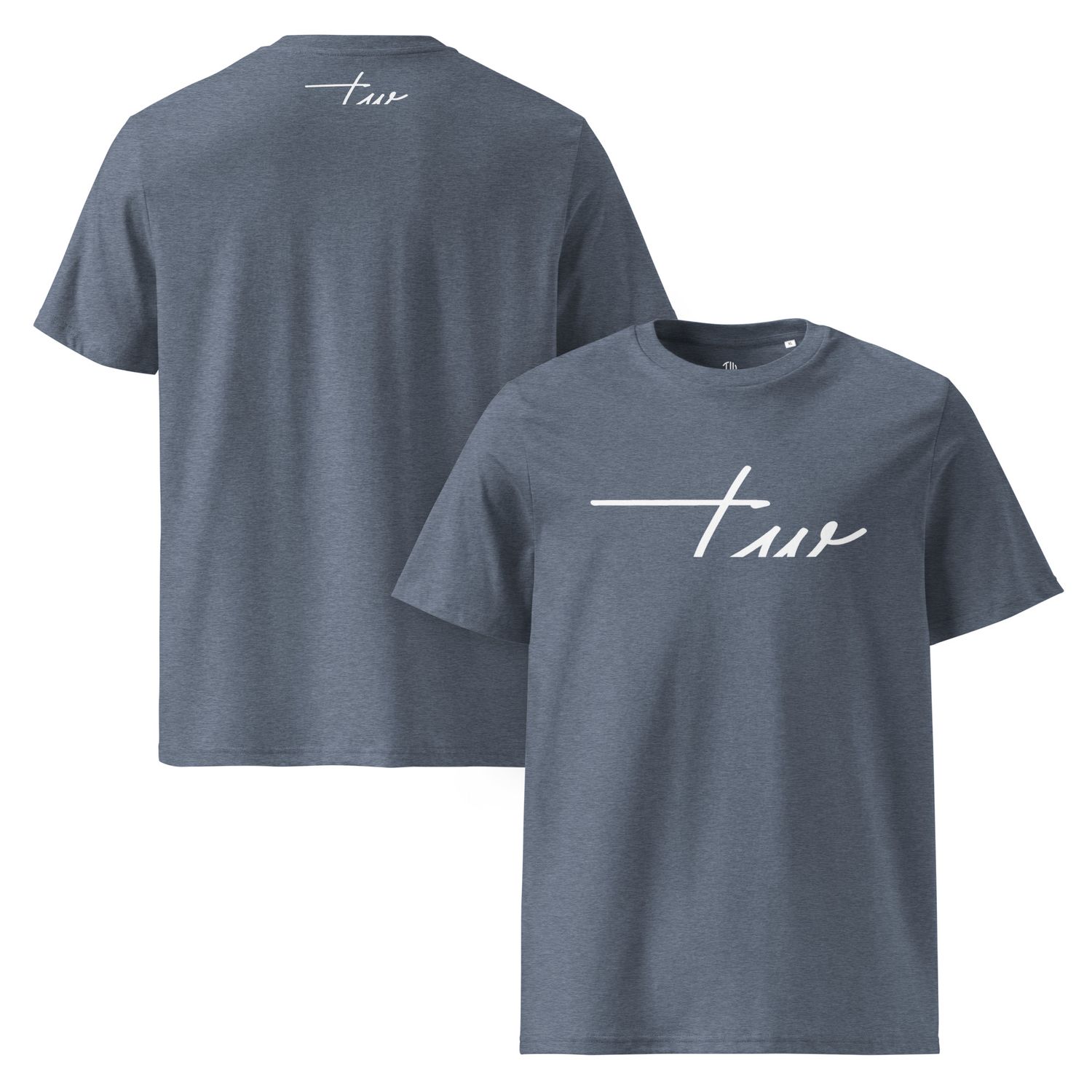 The Wuff® White Line | Unisex Bio-T-Shirt mit Rippkragen