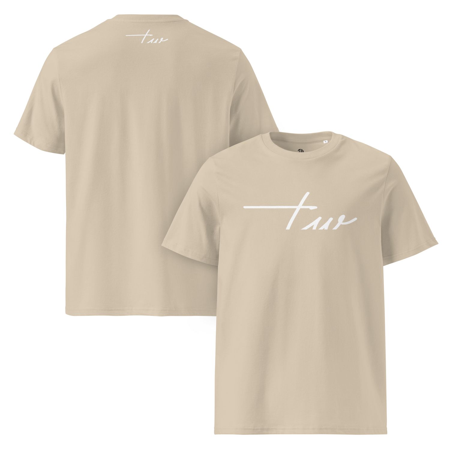 The Wuff® White Line | Unisex Bio-T-Shirt mit Rippkragen