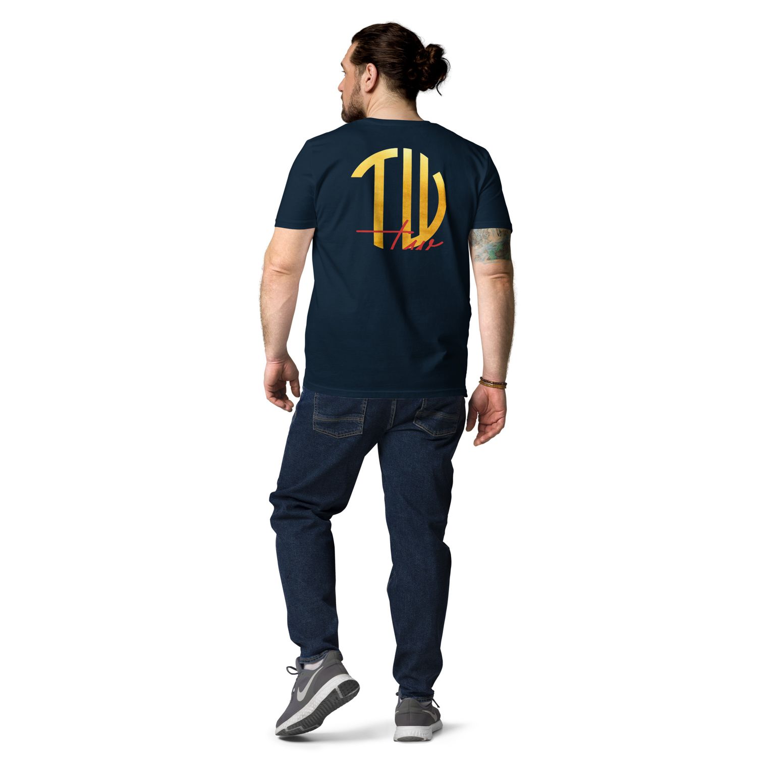 The Wuff® Sun V1 | Unisex Bio-T-Shirt mit Rippkragen