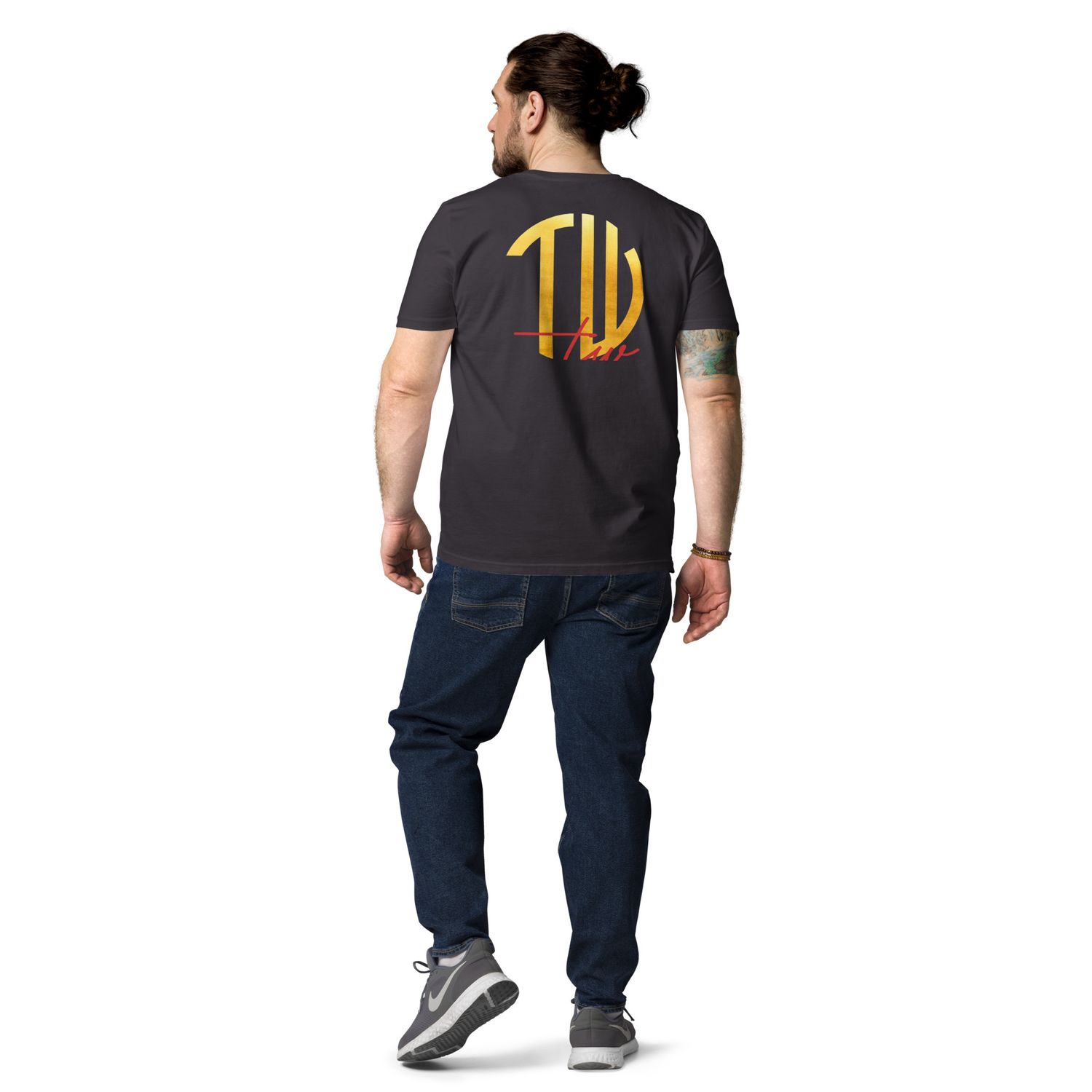 The Wuff® Sun V1 | Unisex Bio-T-Shirt mit Rippkragen