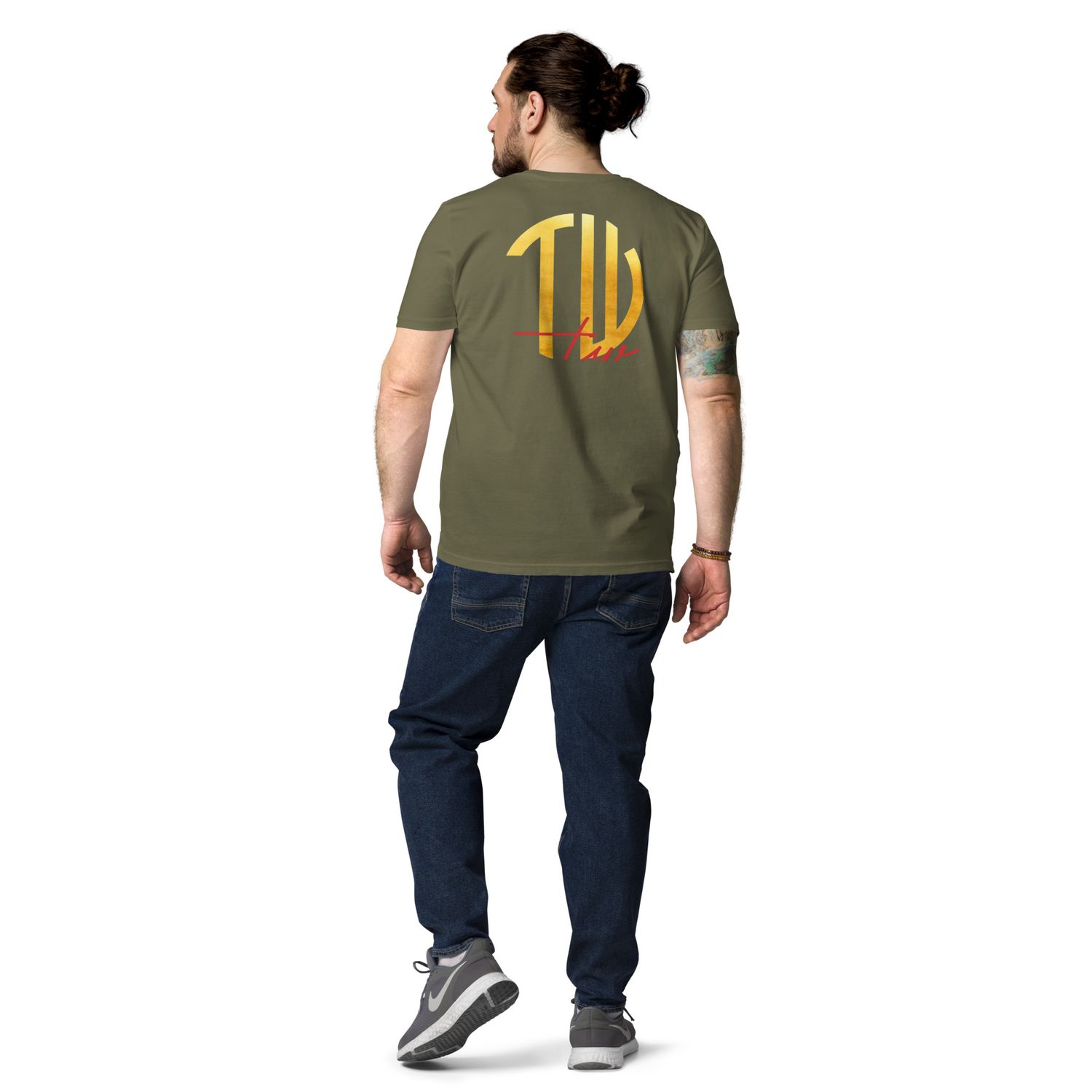 The Wuff® Sun V1 | Unisex Bio-T-Shirt mit Rippkragen
