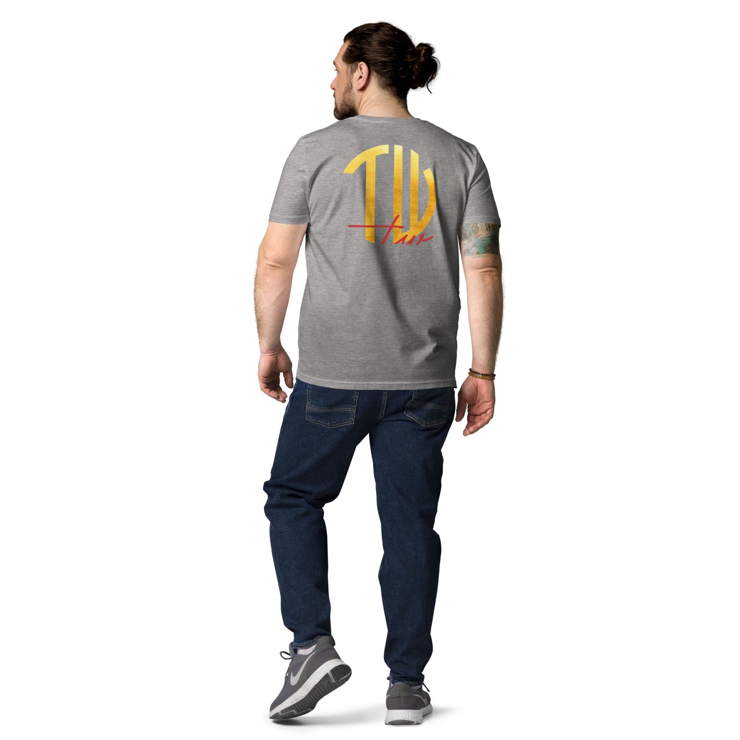 The Wuff® Sun V1 | Unisex Bio-T-Shirt mit Rippkragen