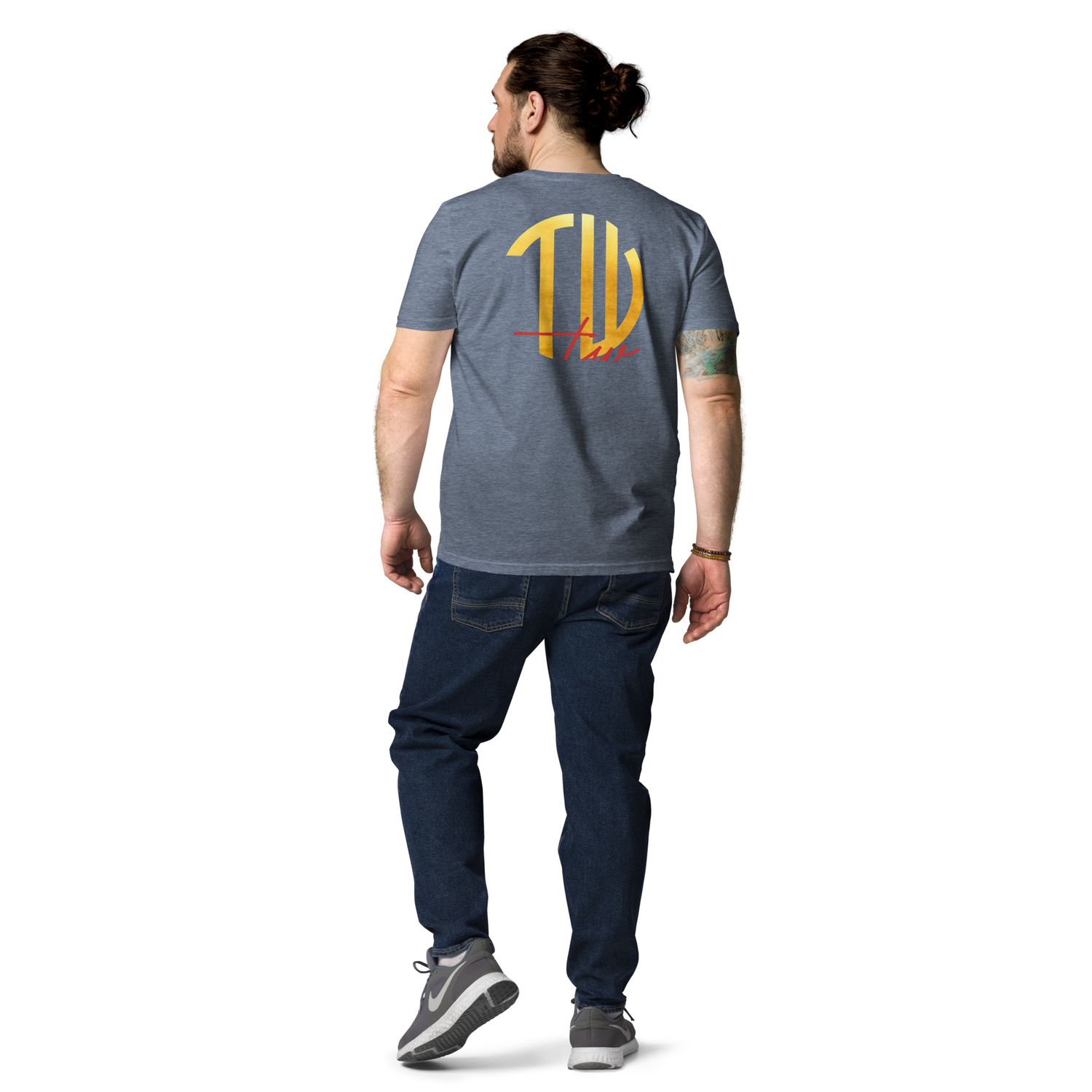 The Wuff® Sun V1 | Unisex Bio-T-Shirt mit Rippkragen