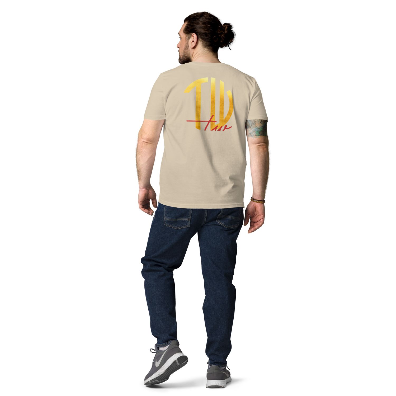 The Wuff® Sun V1 | Unisex Bio-T-Shirt mit Rippkragen