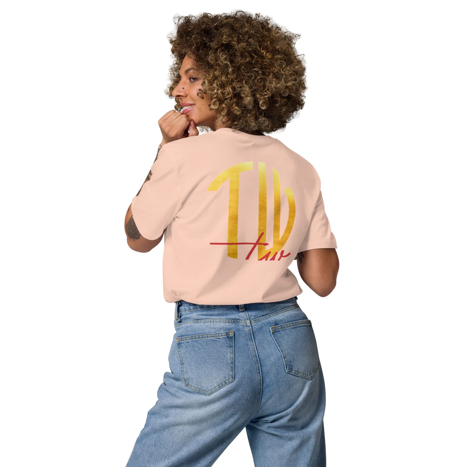 The Wuff® Sun V1 | Unisex Bio-T-Shirt mit Rippkragen