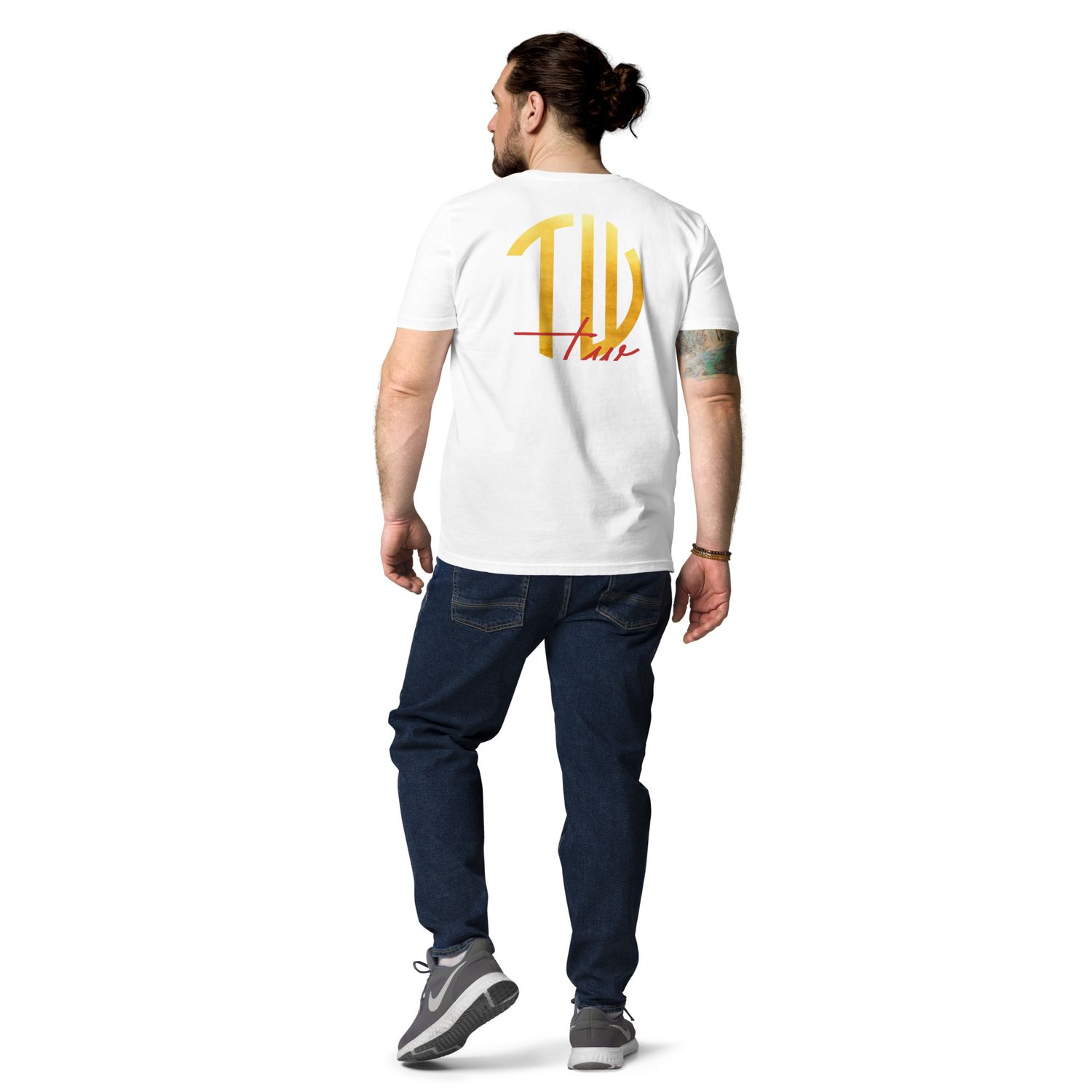The Wuff® Sun V1 | Unisex Bio-T-Shirt mit Rippkragen