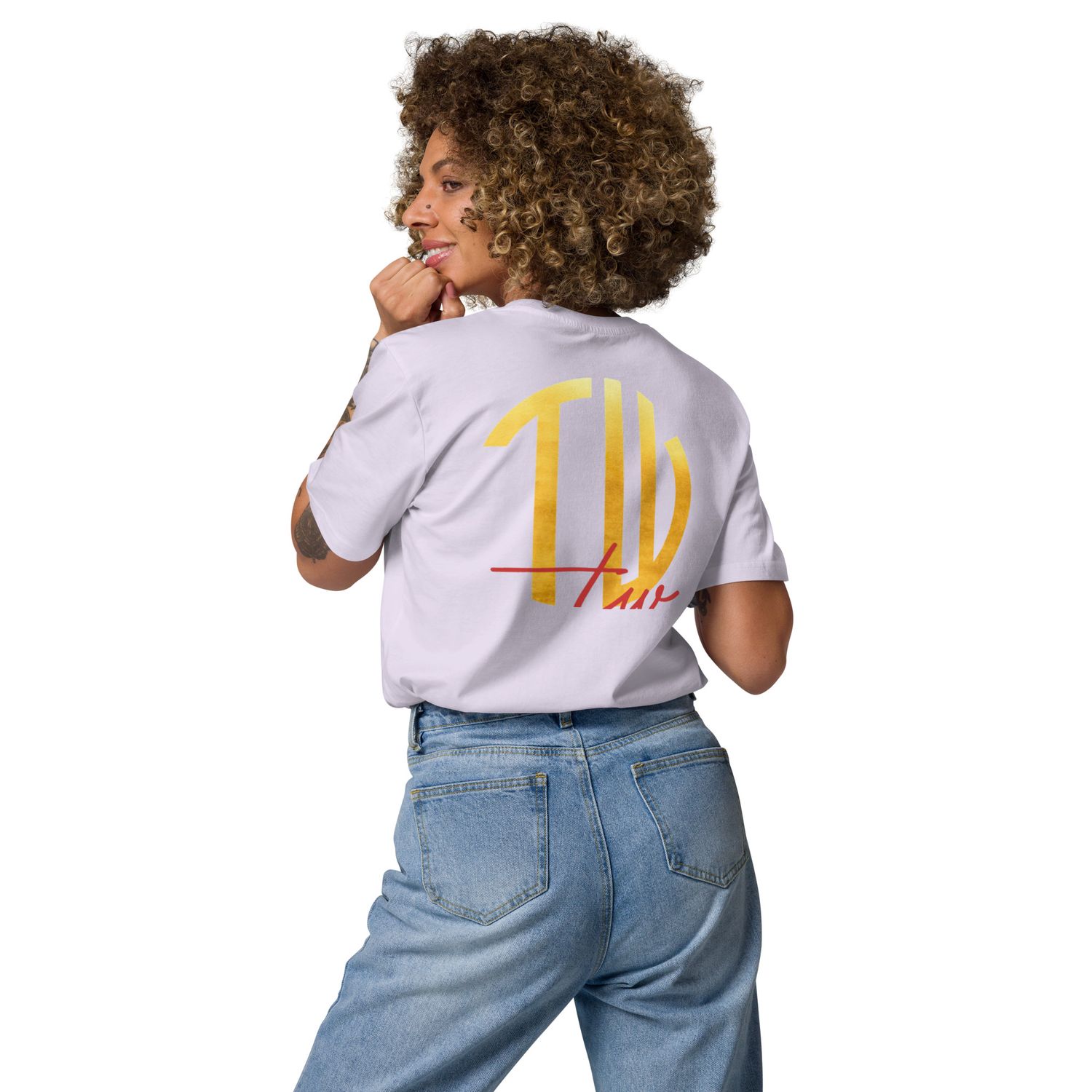 The Wuff® Sun V1 | Unisex Bio-T-Shirt mit Rippkragen